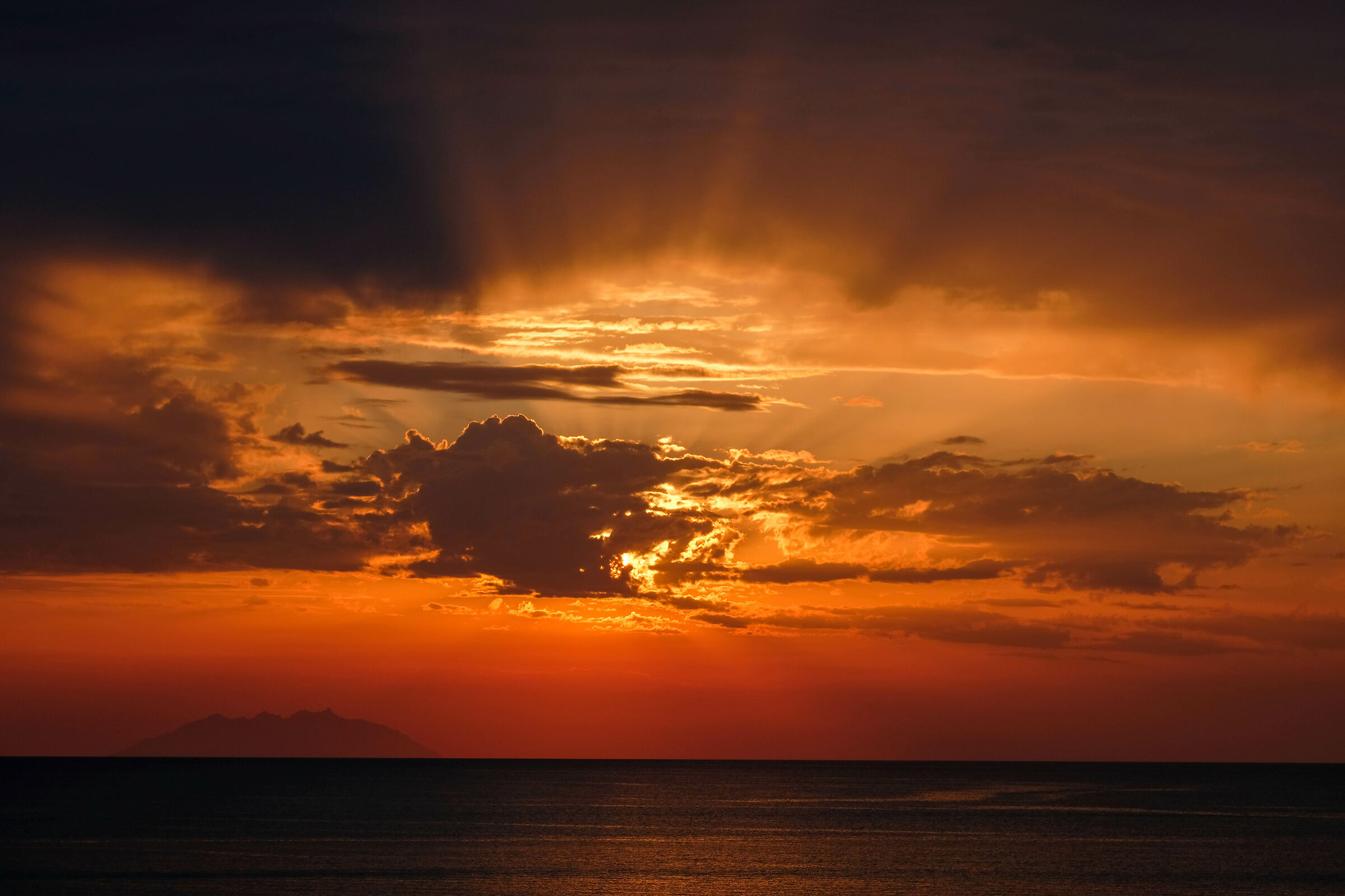 sunset at the island of Giglio.....
