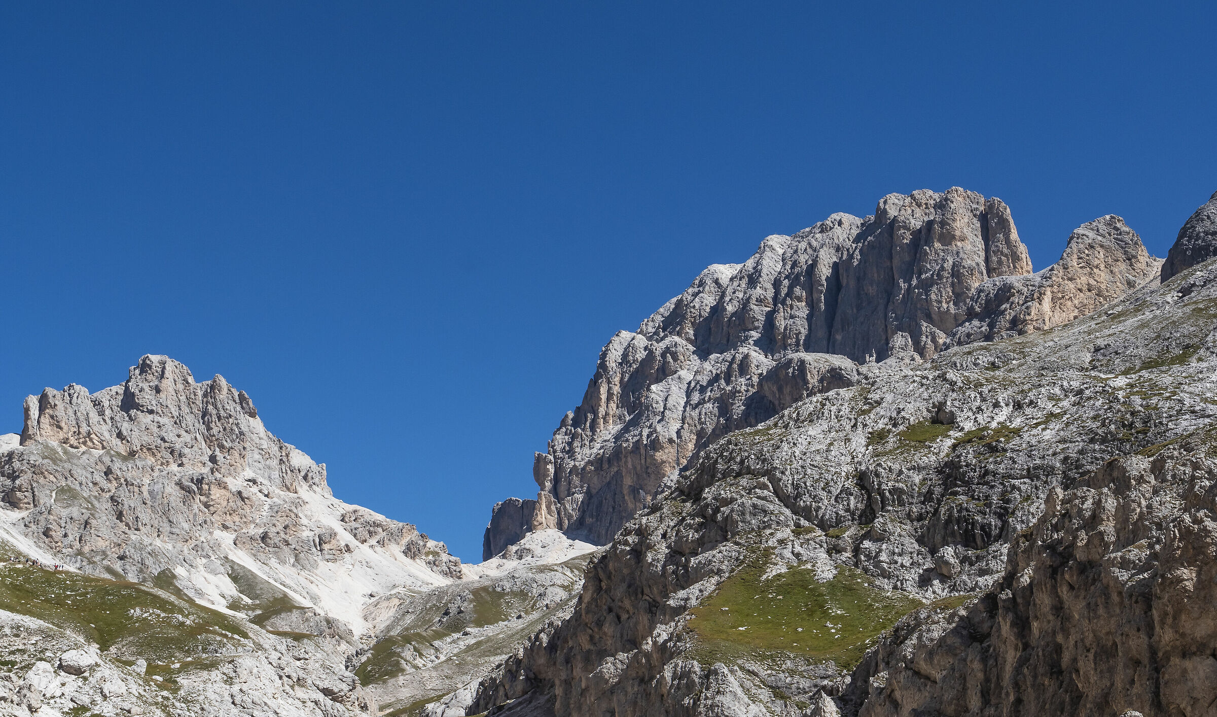 Il Catinacciod'Antermoia e il Passo Principe.