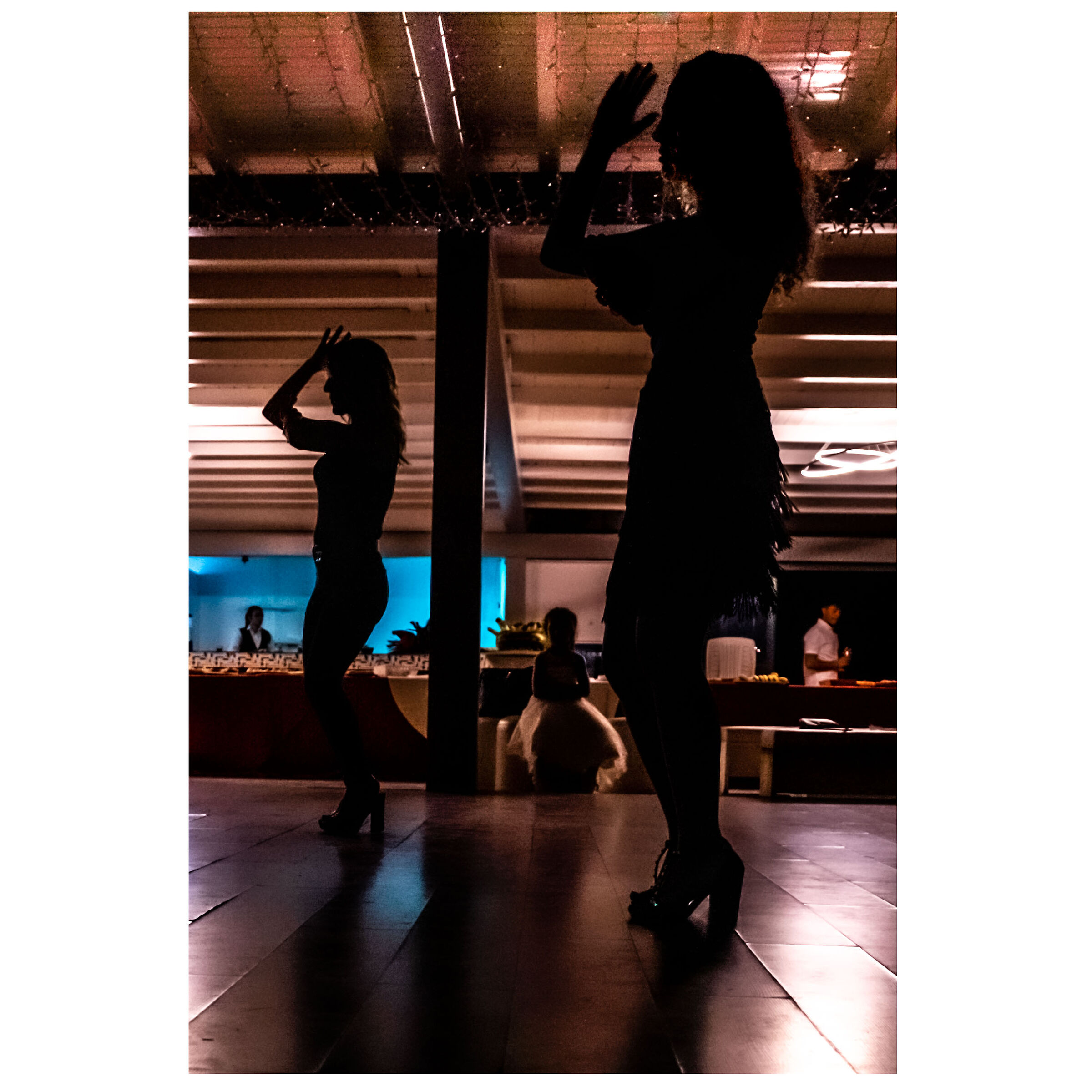 Dancing silhouettes