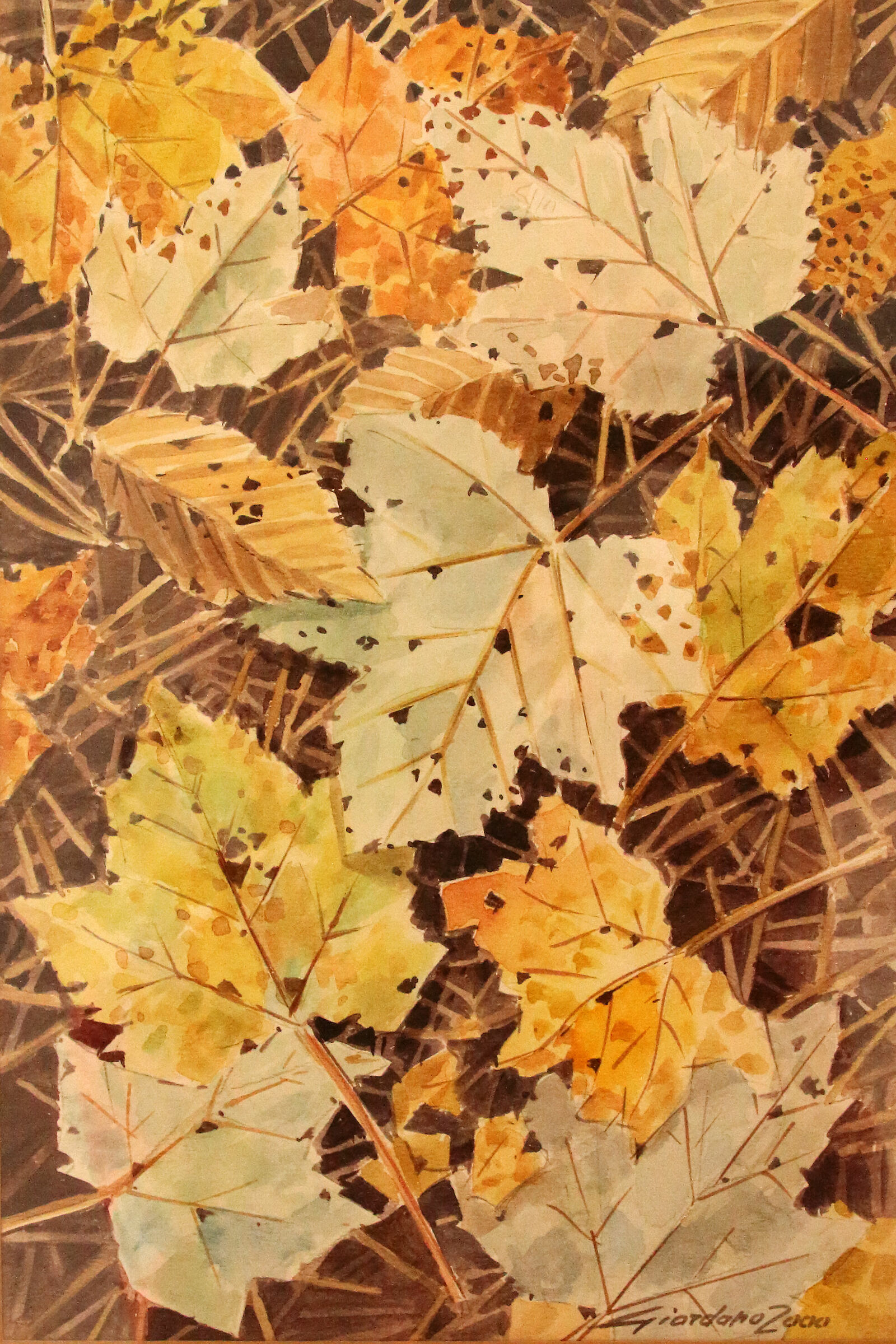 mio acquarello "foglie"