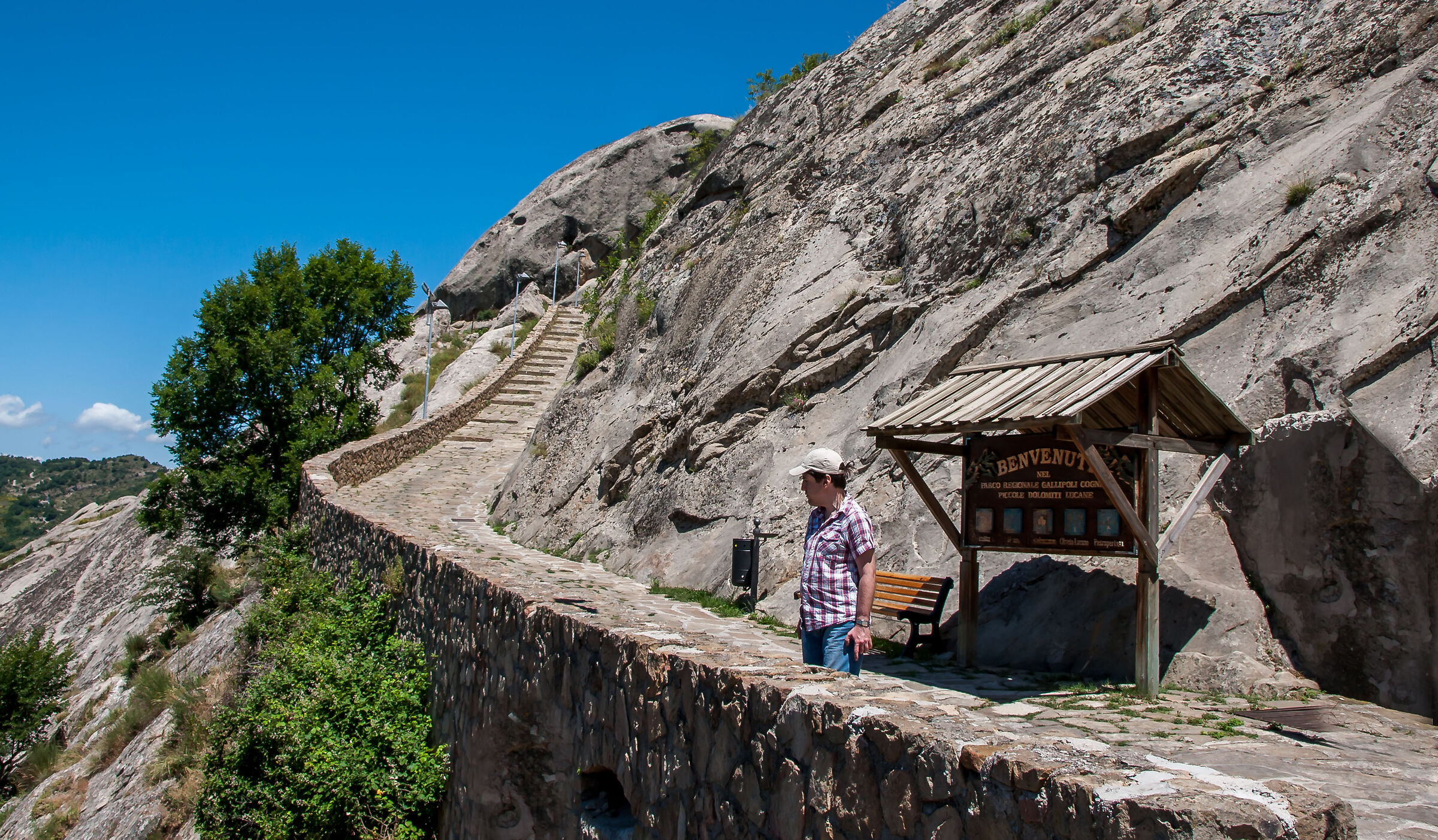 Climb for "the flight of the angel" Stonepertosa