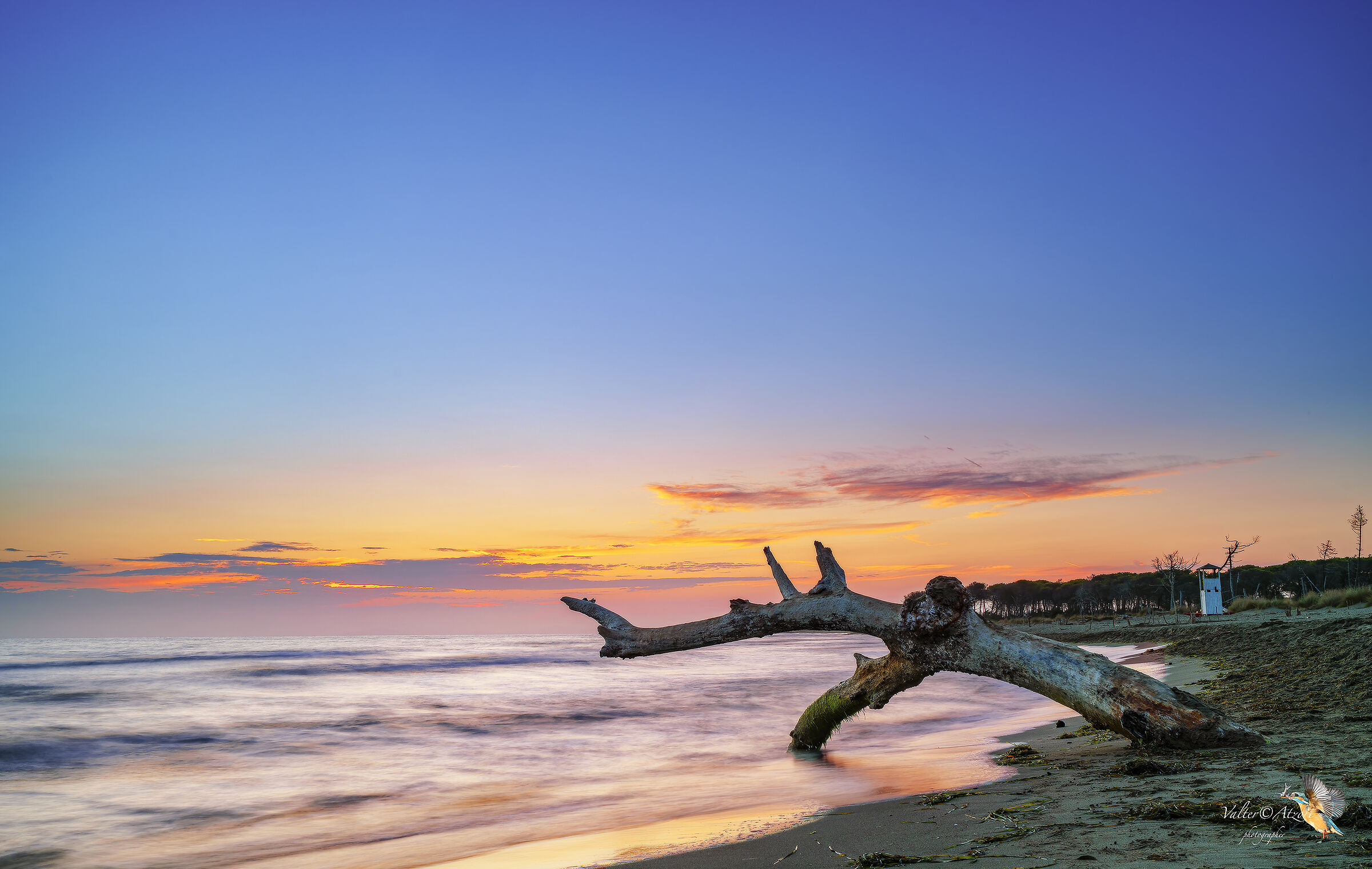 Sunset in Marina del Alberese