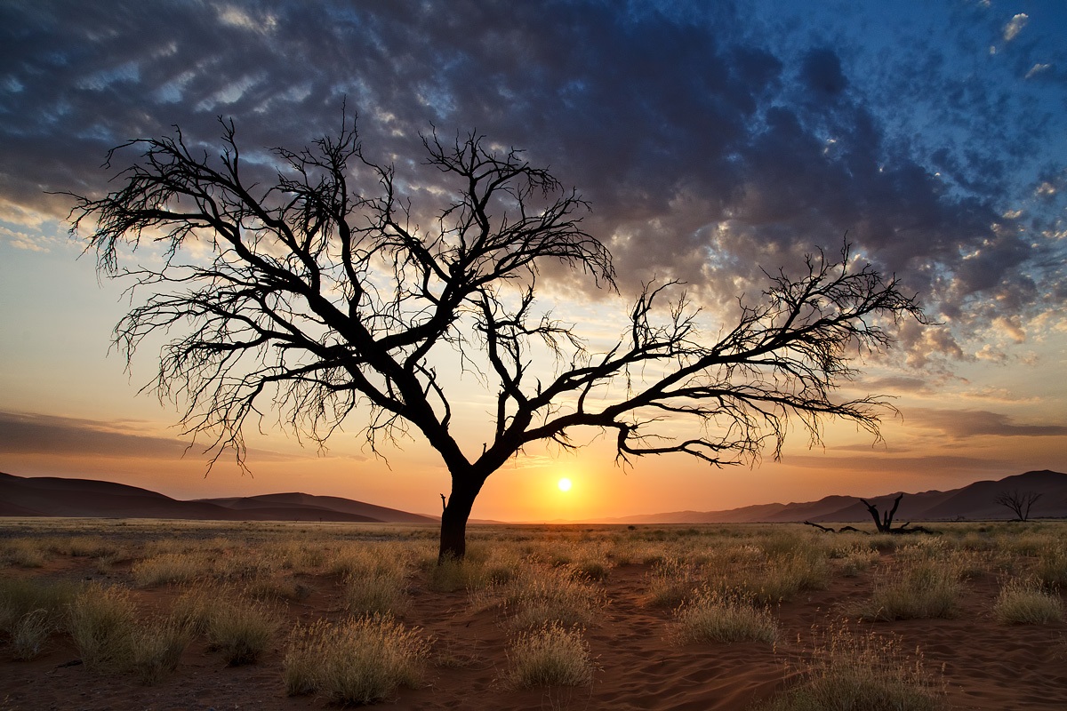 tramonto sul Namib