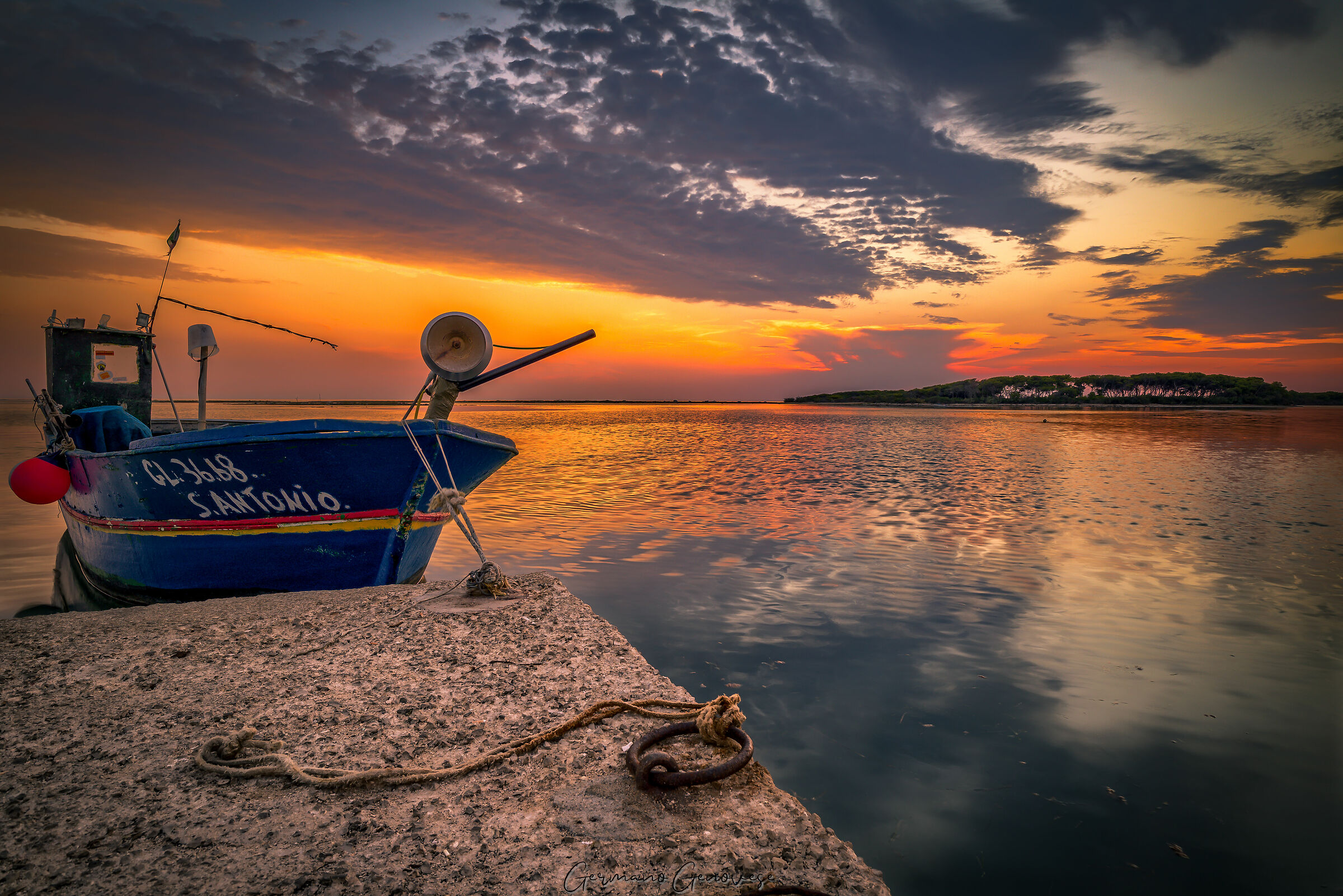 Tramonta l'estate. Porto Cesareo