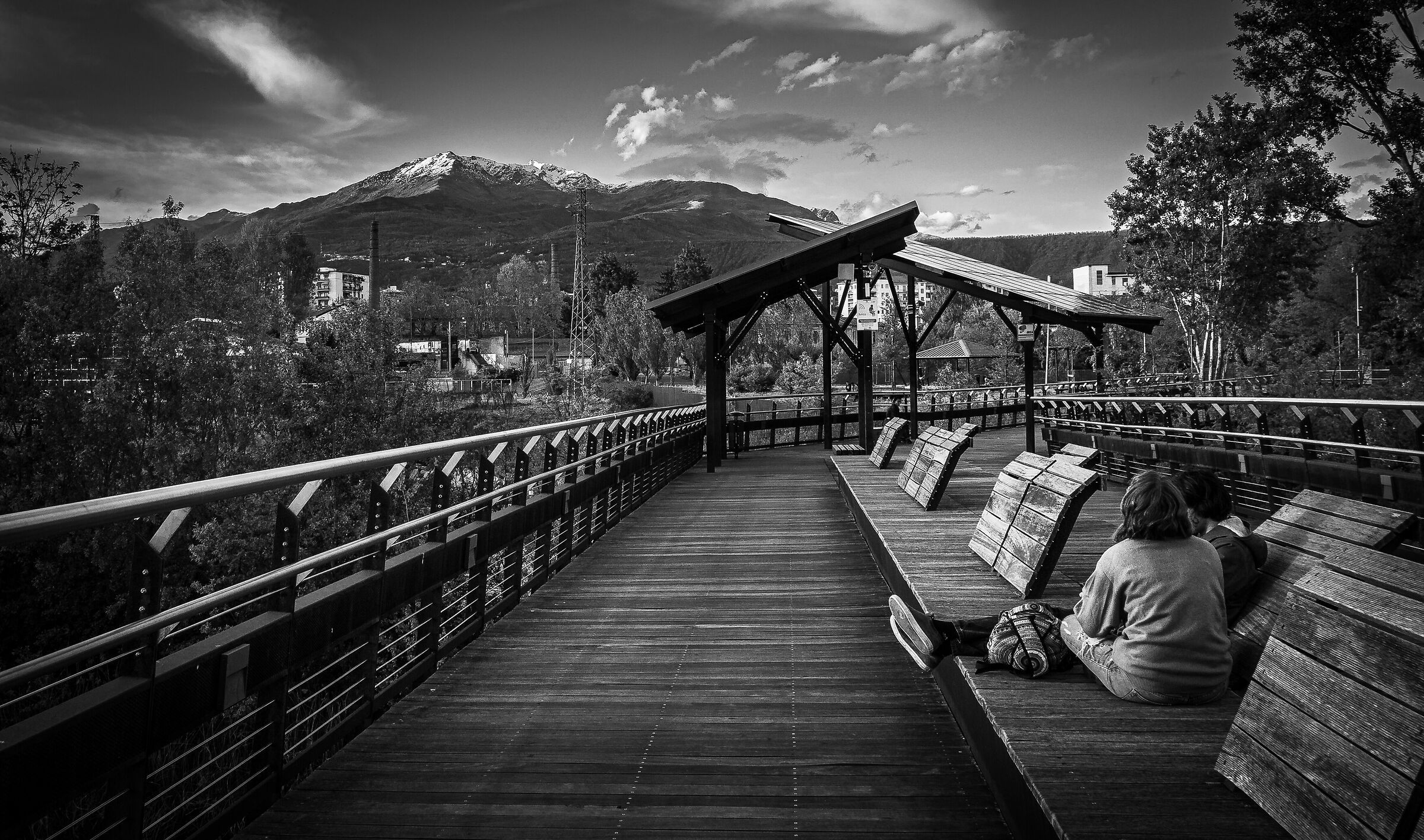 Ponte passerella Ivrea