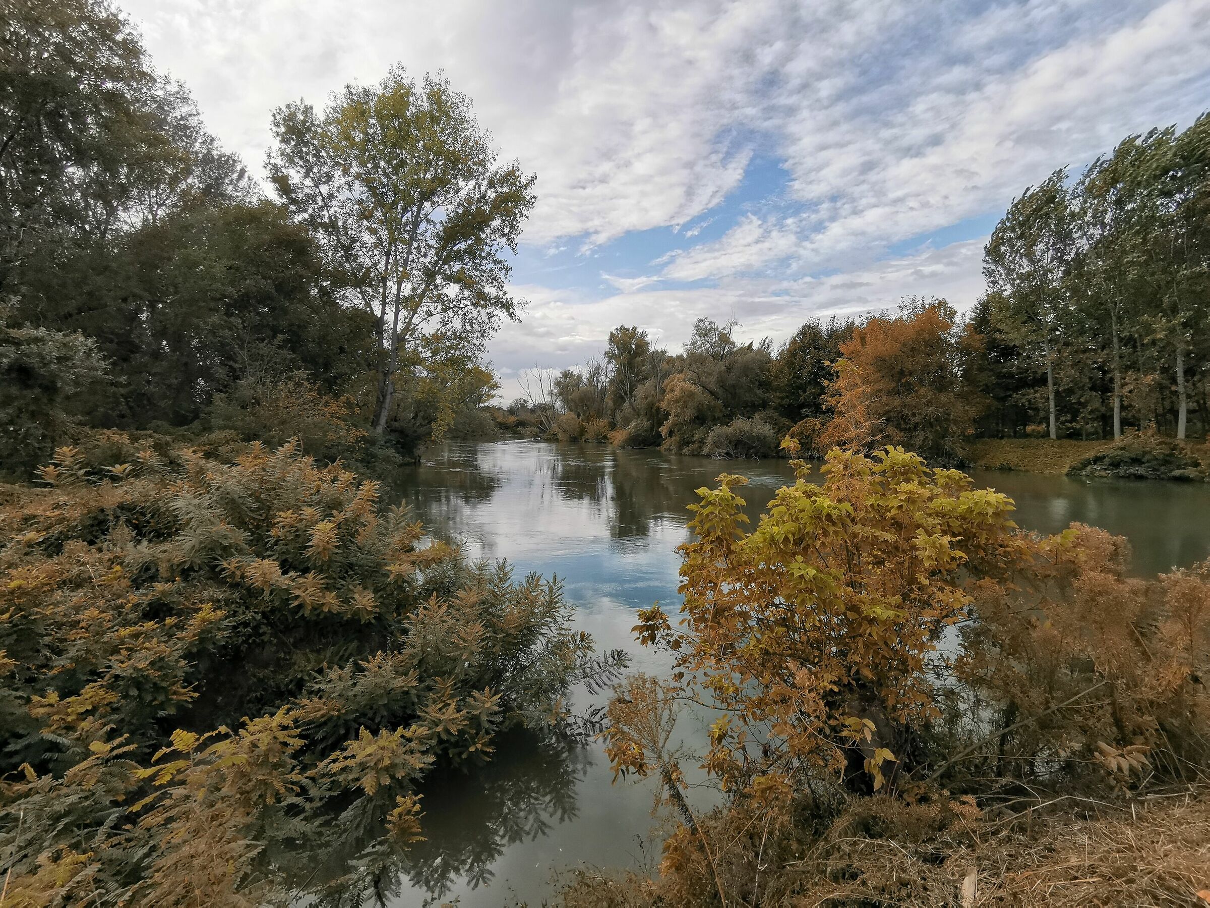 Fiume Oglio nei pressi di Robecco d'Oglio