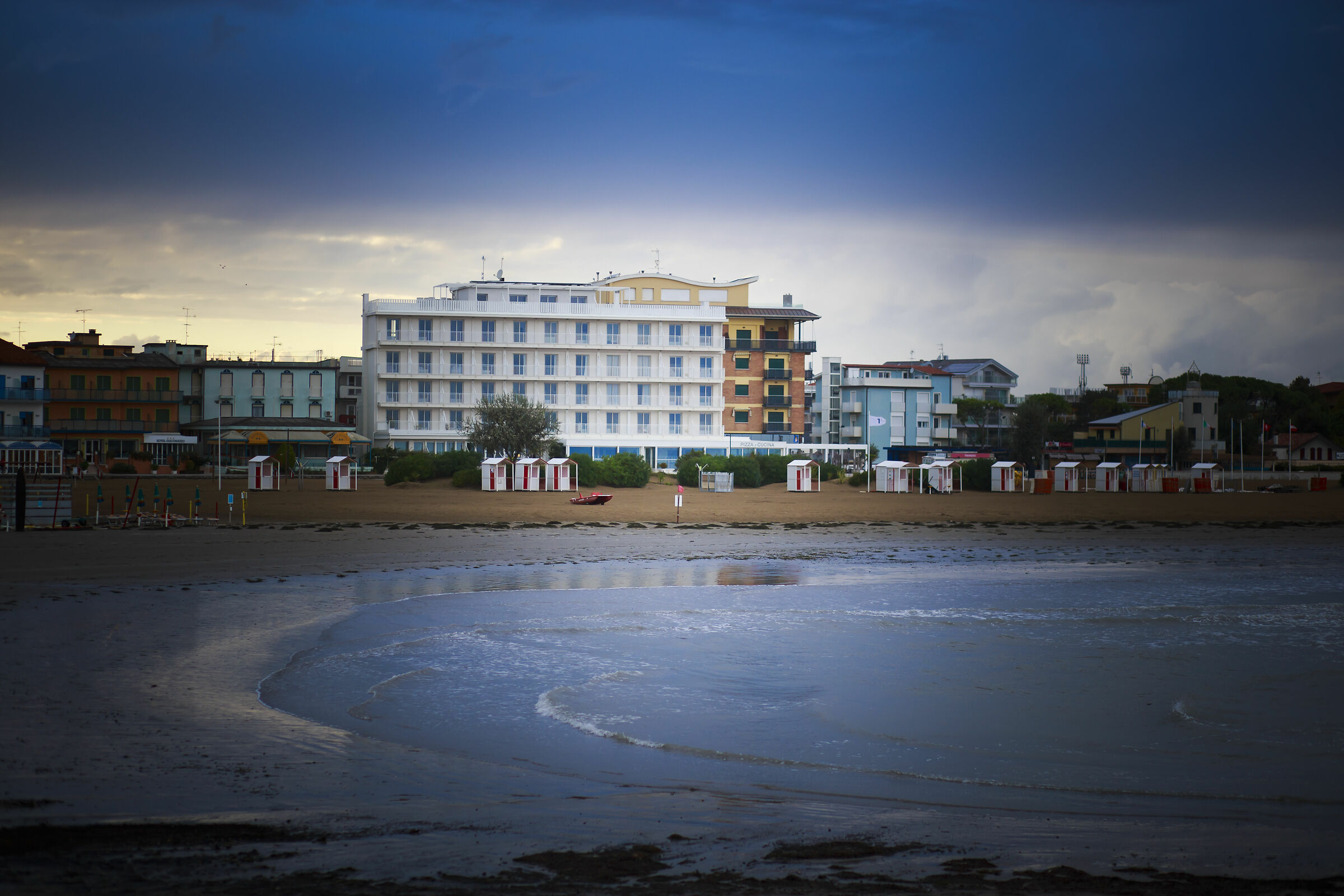 The stillness after the storm over Caorle