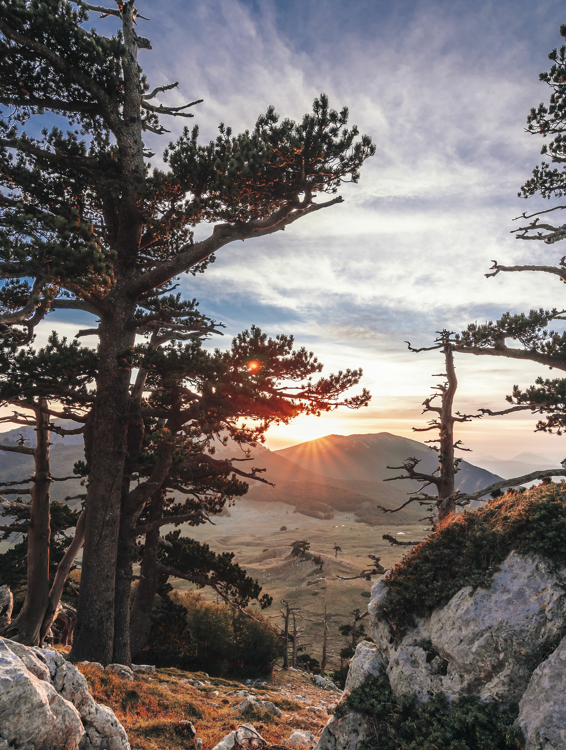 Tramonto sulle Ciavole