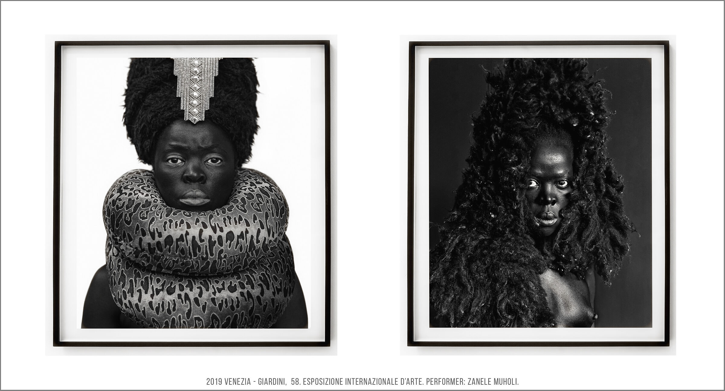 2019 Venezia,58. Esp. Intern. d'Arte/perf.Zanele Muholi