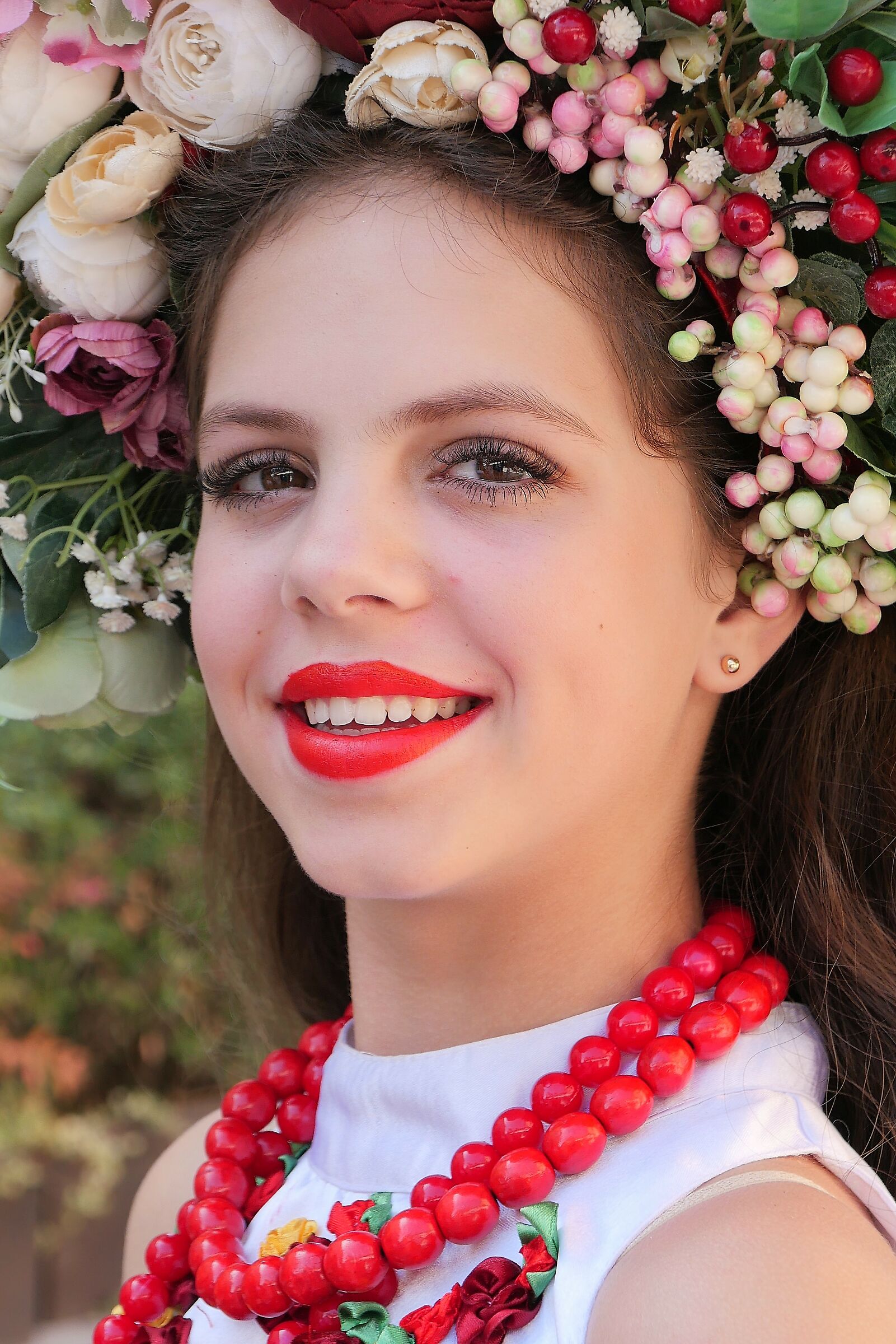 Radiosa e luminosa fanciulla Ucraina.