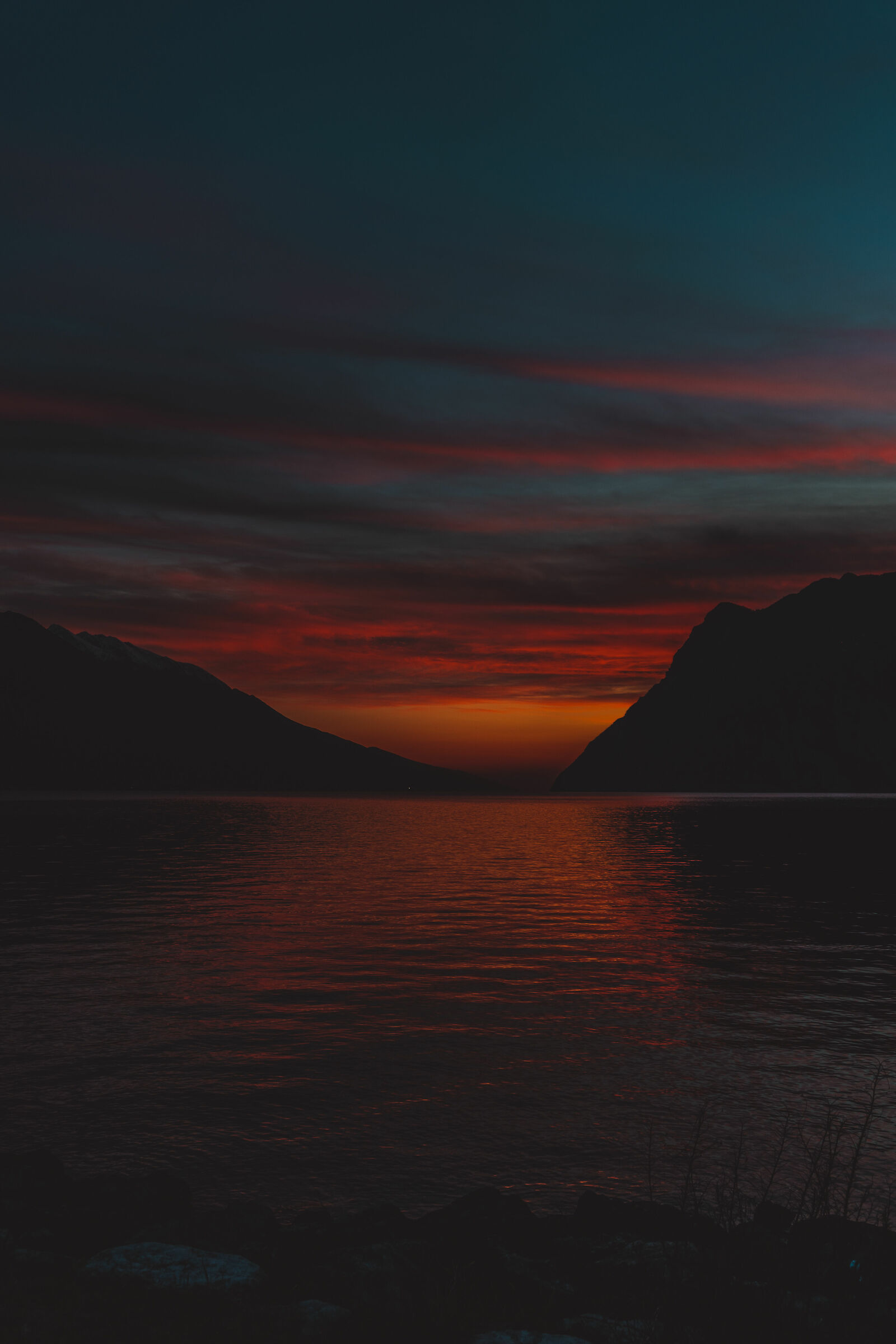 Tramonto. Porto San Nicolò. Riva del Garda 2019