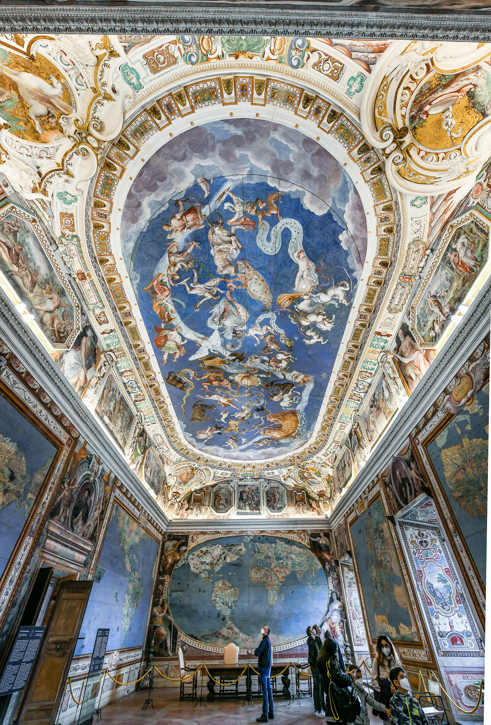 Caprarola (Vt)-Palazzo Farnese,World Map Room