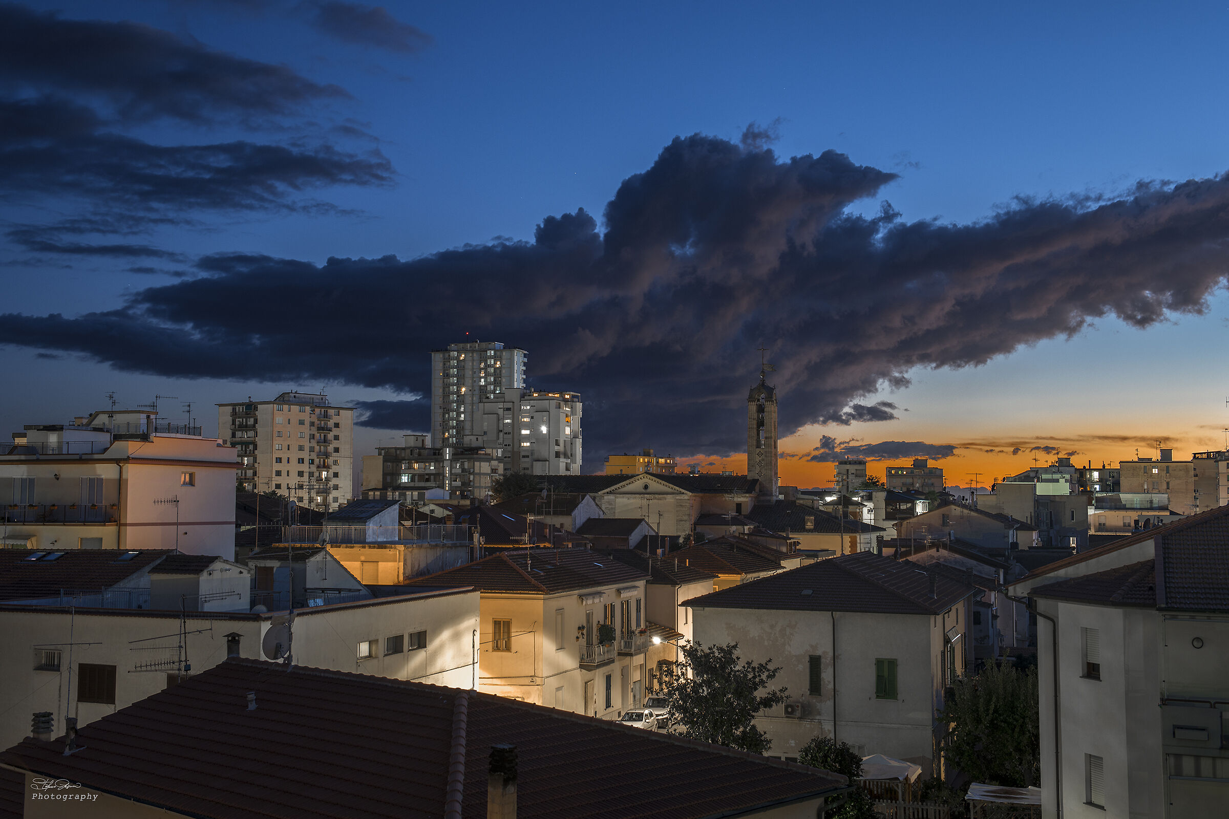 I'm walking out the window and it's a show