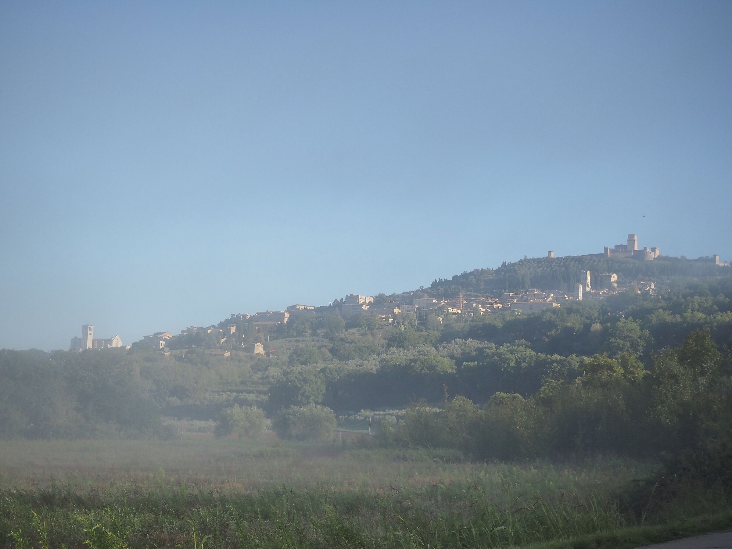 Assisi in the fog...