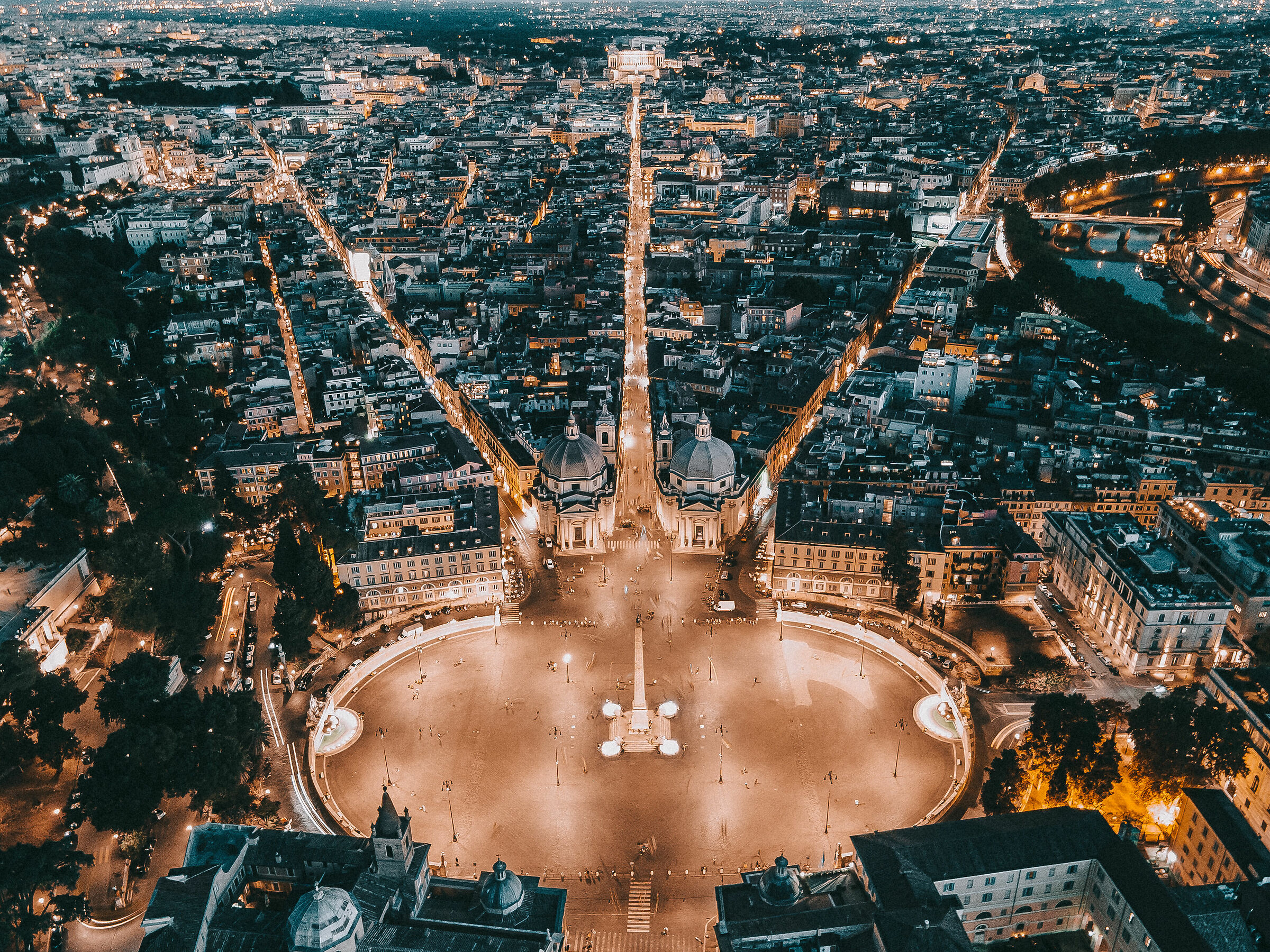 Piazza del Popolo ed il Tridente