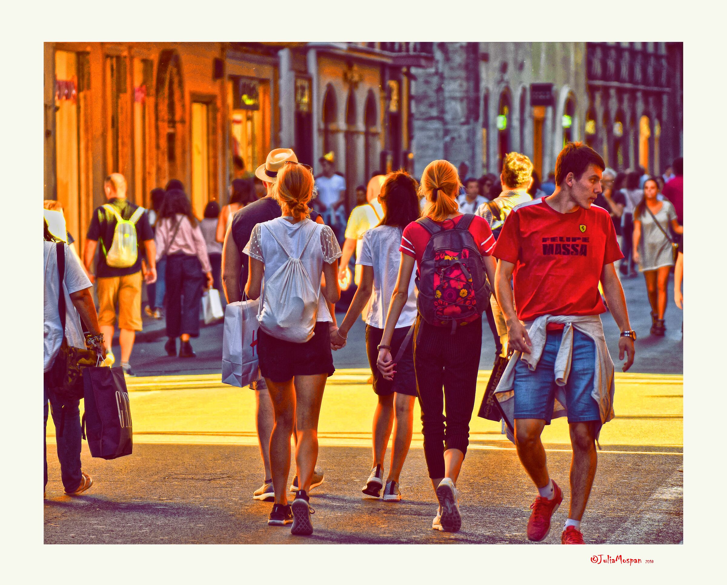 Via del Corso. Roma. La vita pre-Covid