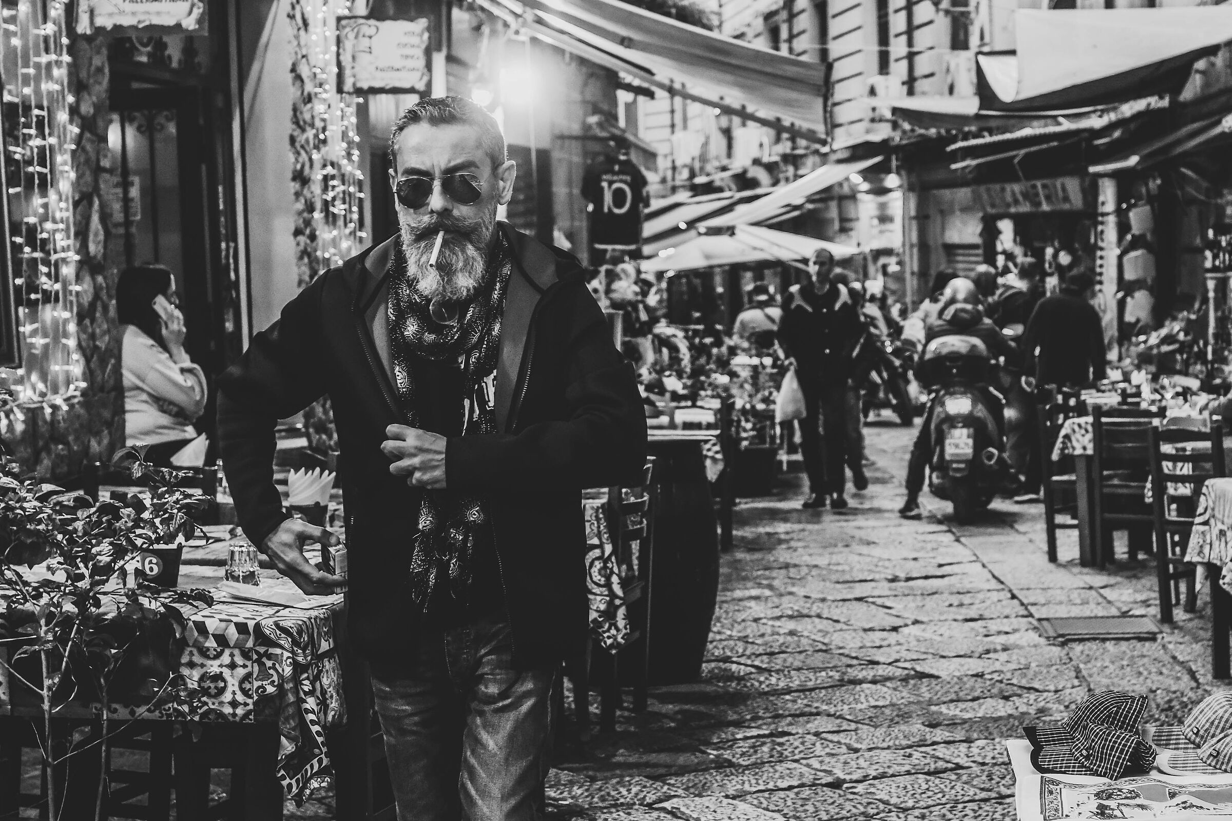 Hipster in the Market