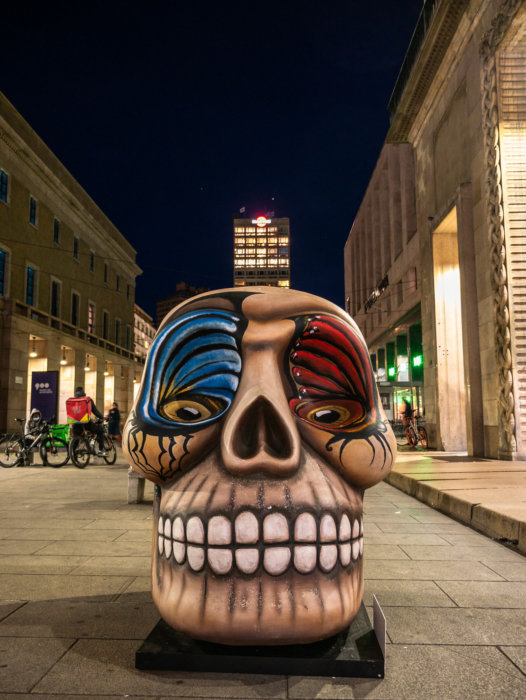 Mexican skulls. Milan