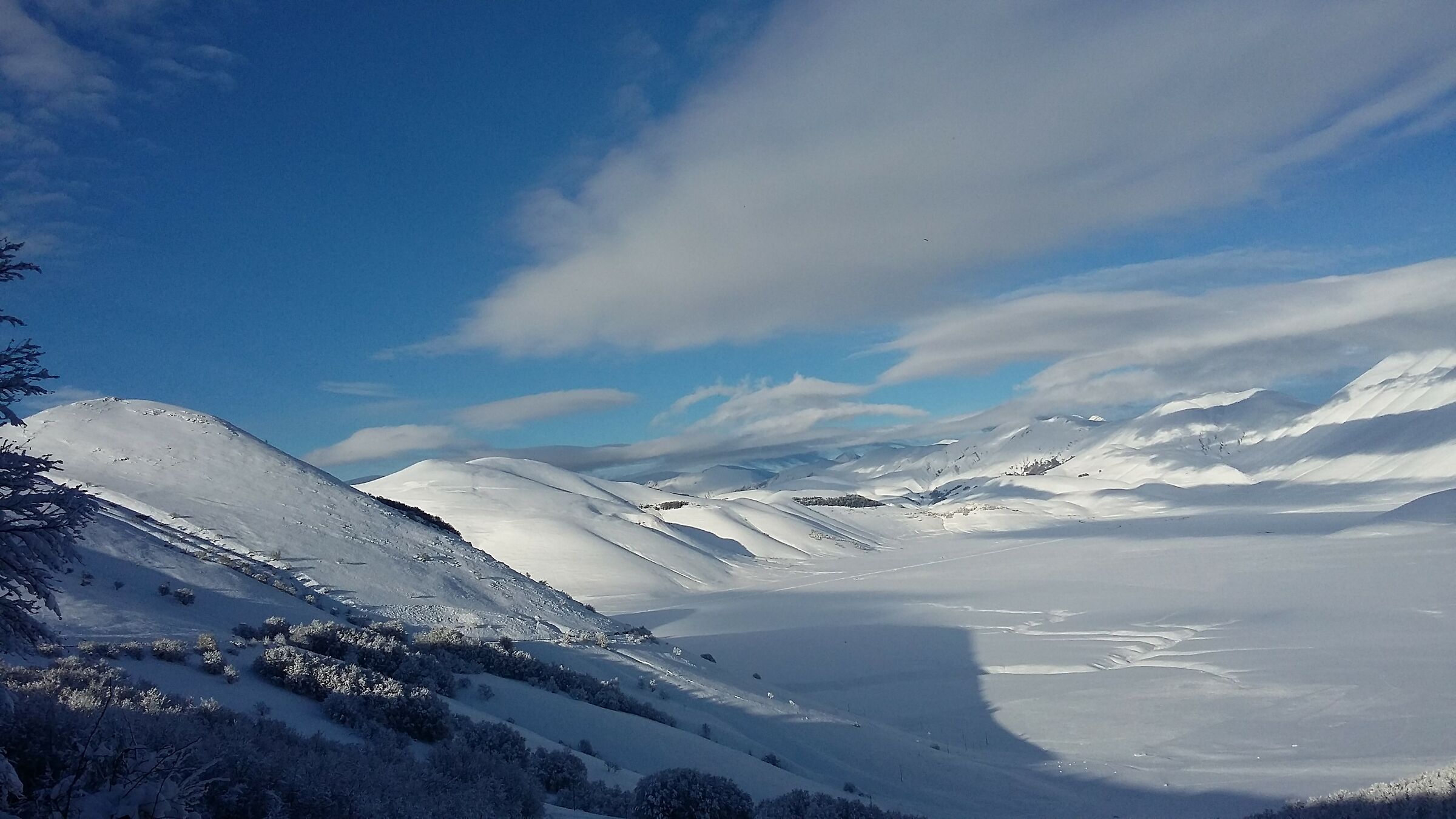 Neve sul pian Grande dicembre 2018