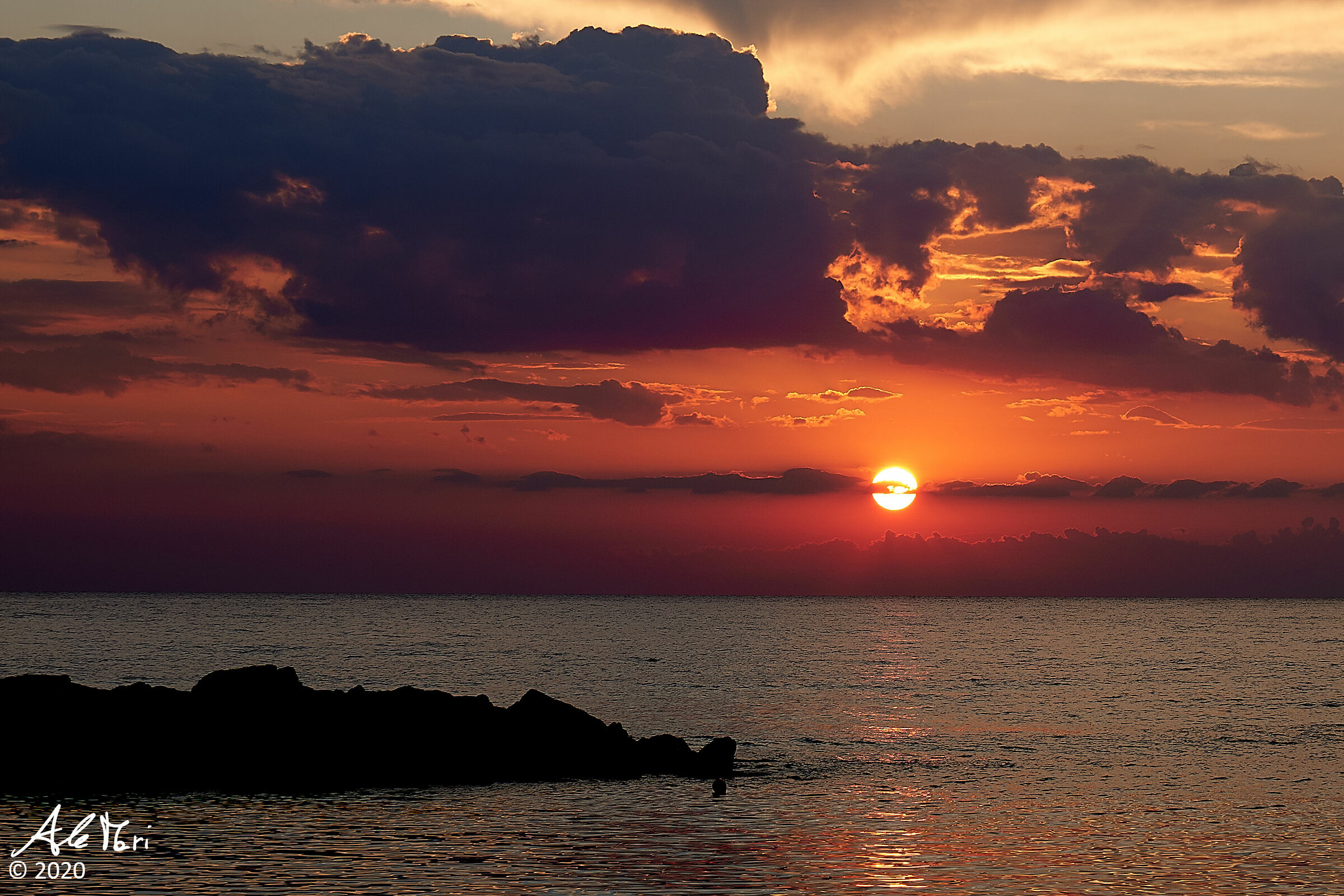 Cloudy Sunset