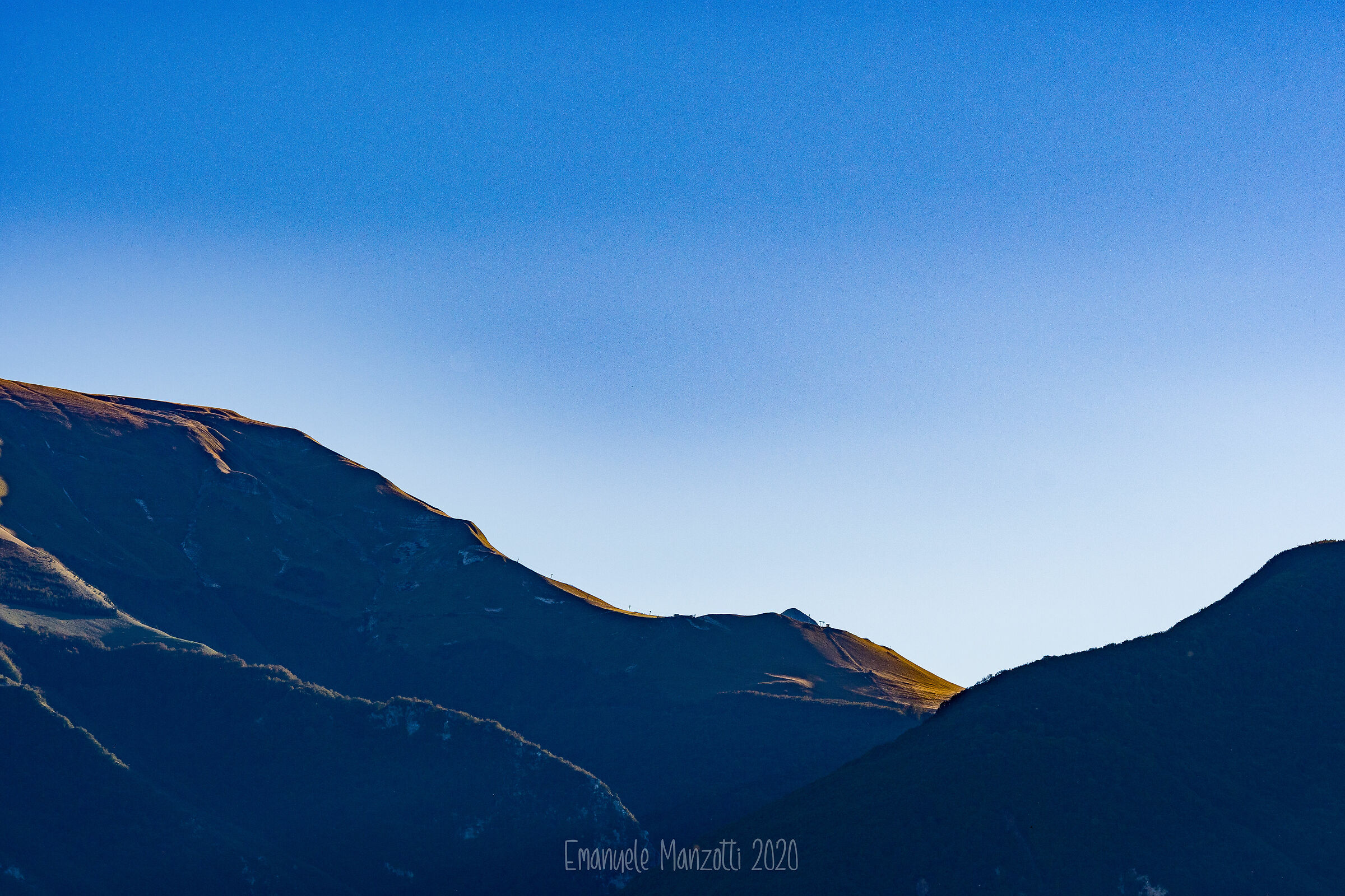 Gli impianti al tramonto