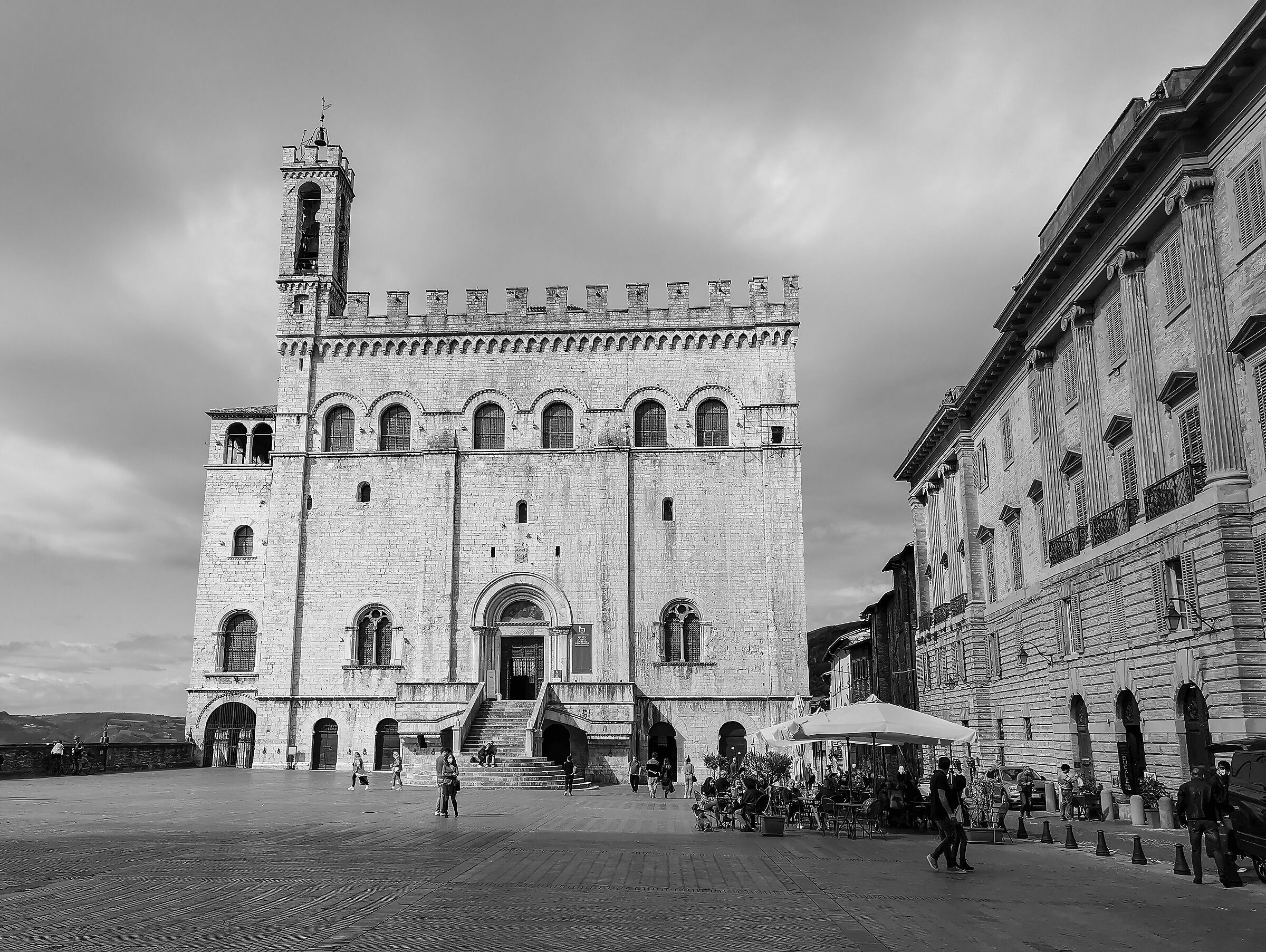 Gubbio in b/n