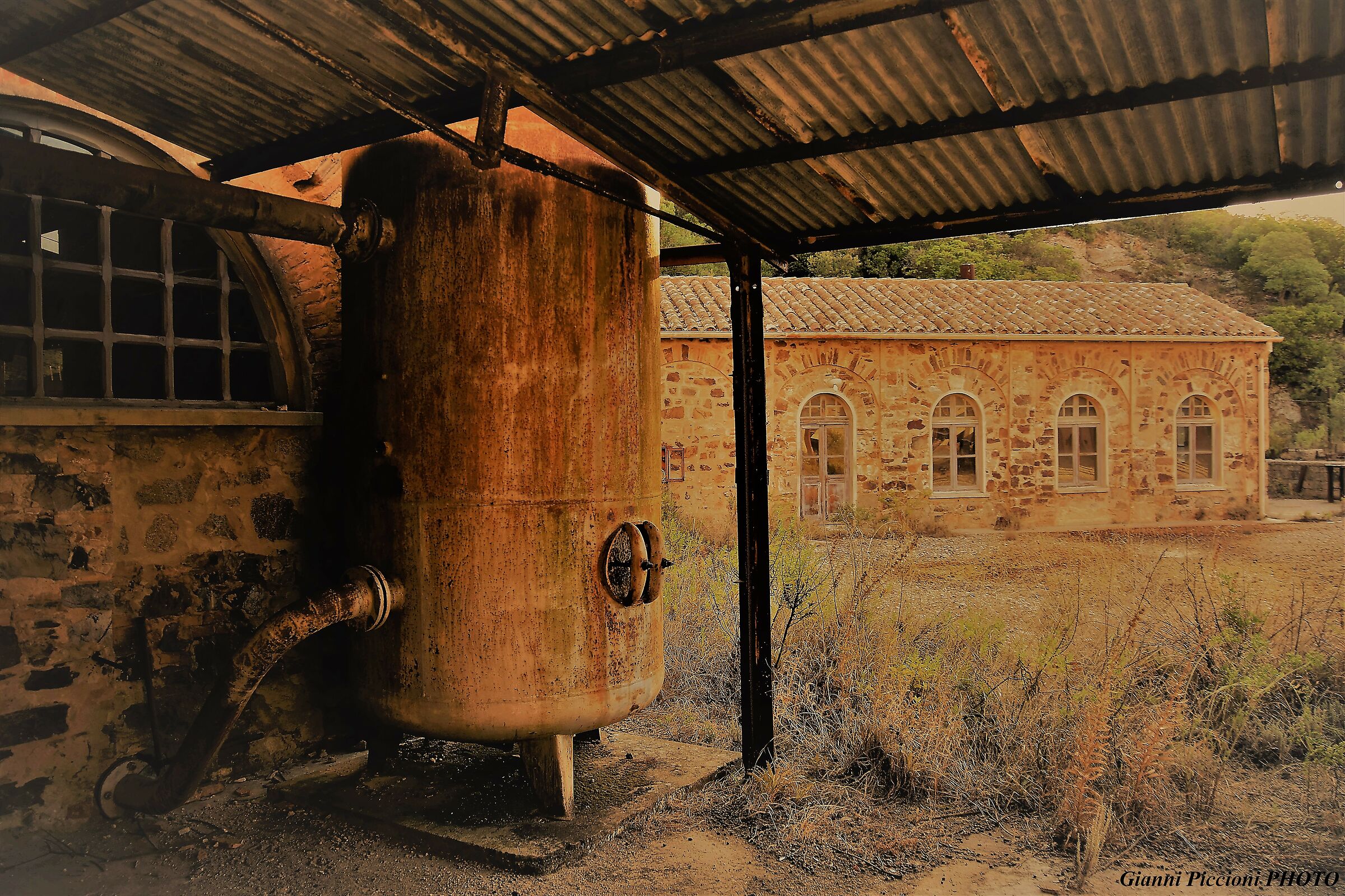 Montevecchio cantiere Telle pozzo Amsicora.