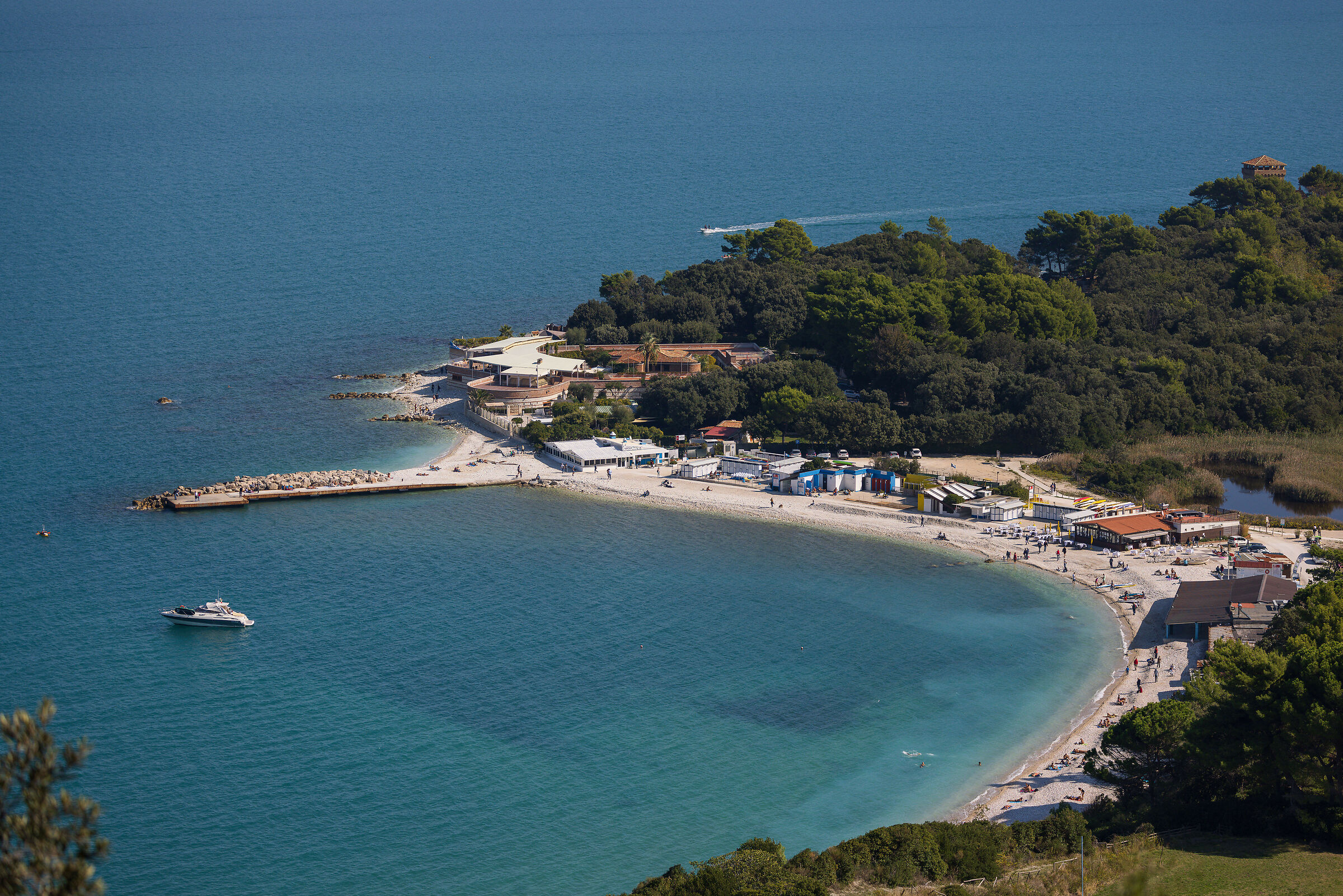 Portonovo Bay - The Pier and the Fortino
