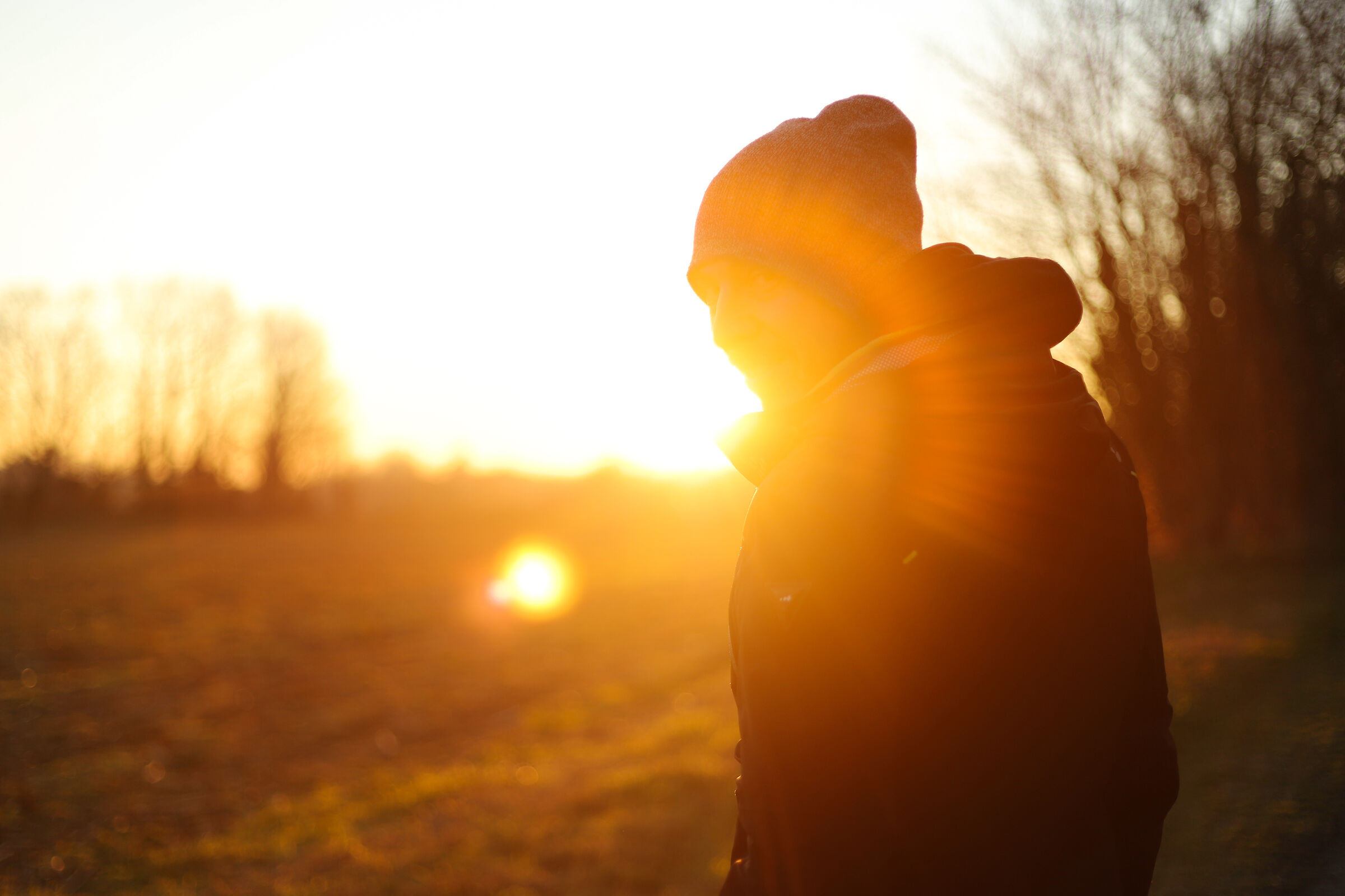 Passeggiata al tramonto