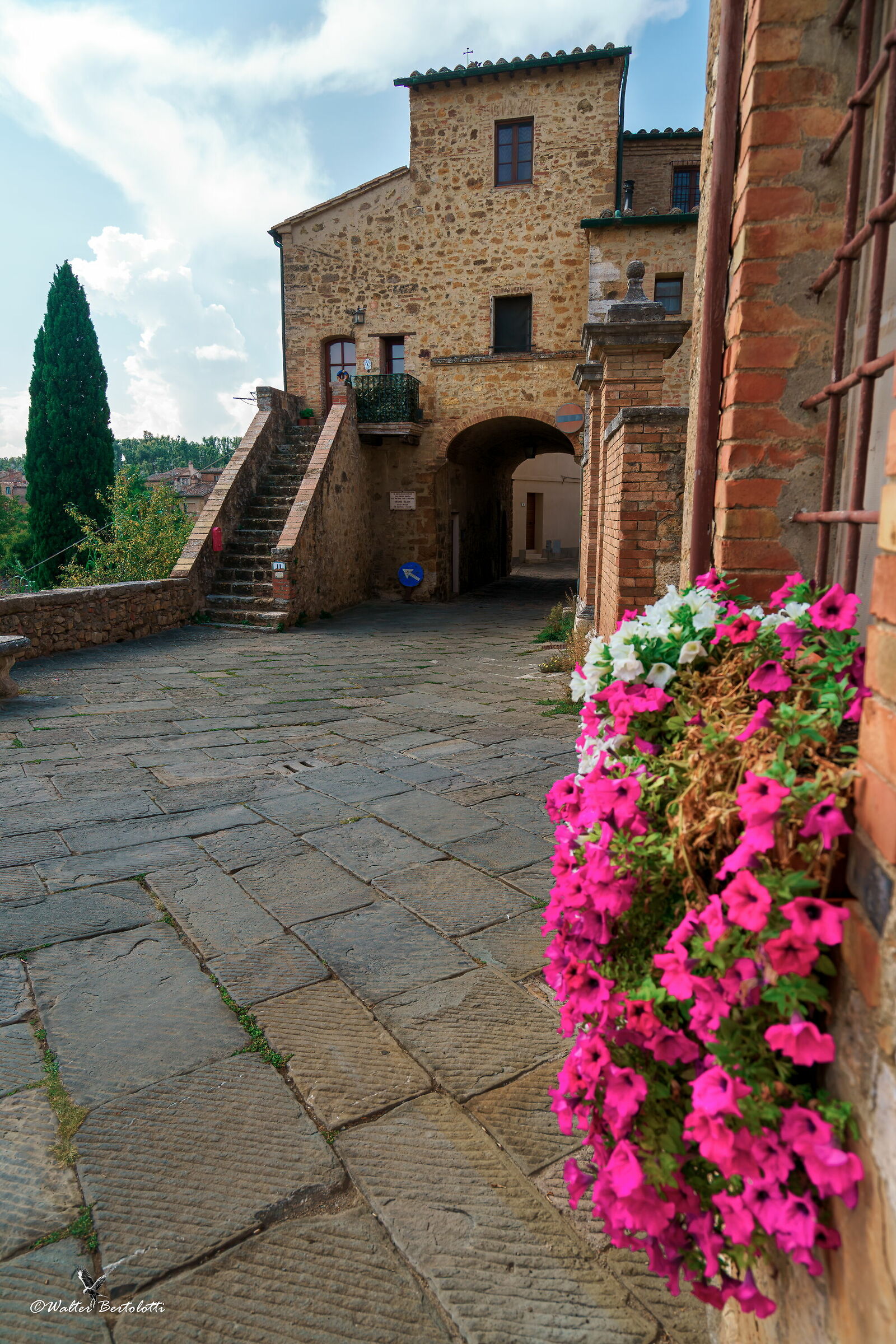 il borgo di San Quirico d'Orcia