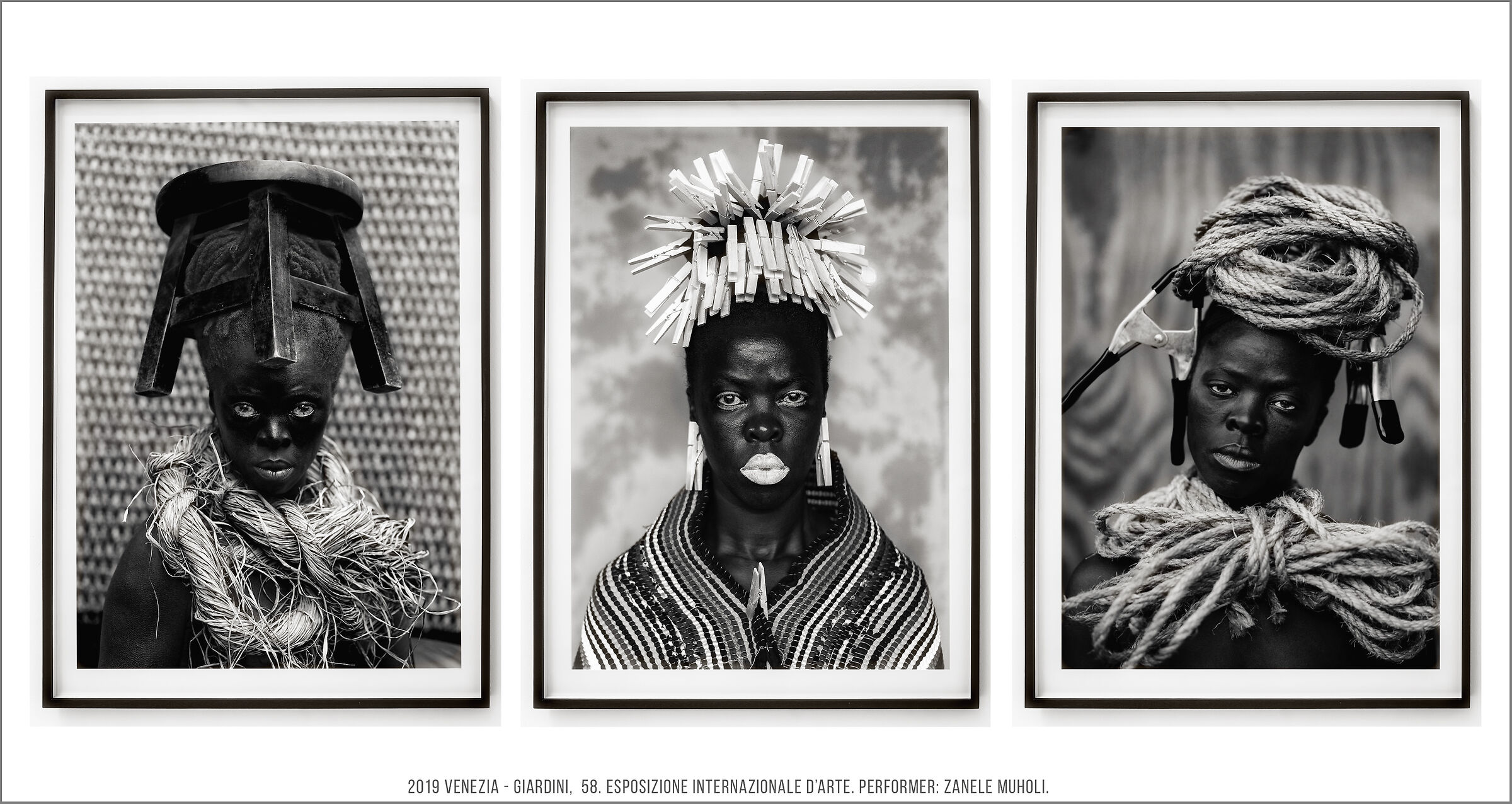 2019 Venezia,58. Esp. Intern. d'Arte/perf.Zanele Muholi