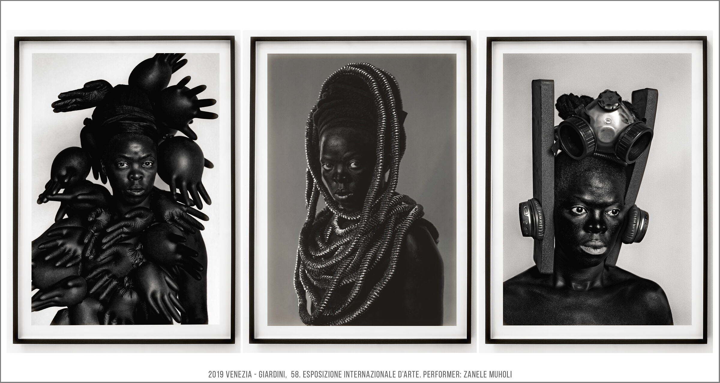 2019 Venezia,58. Esp. Intern. d'Arte/perf.Zanele Muholi