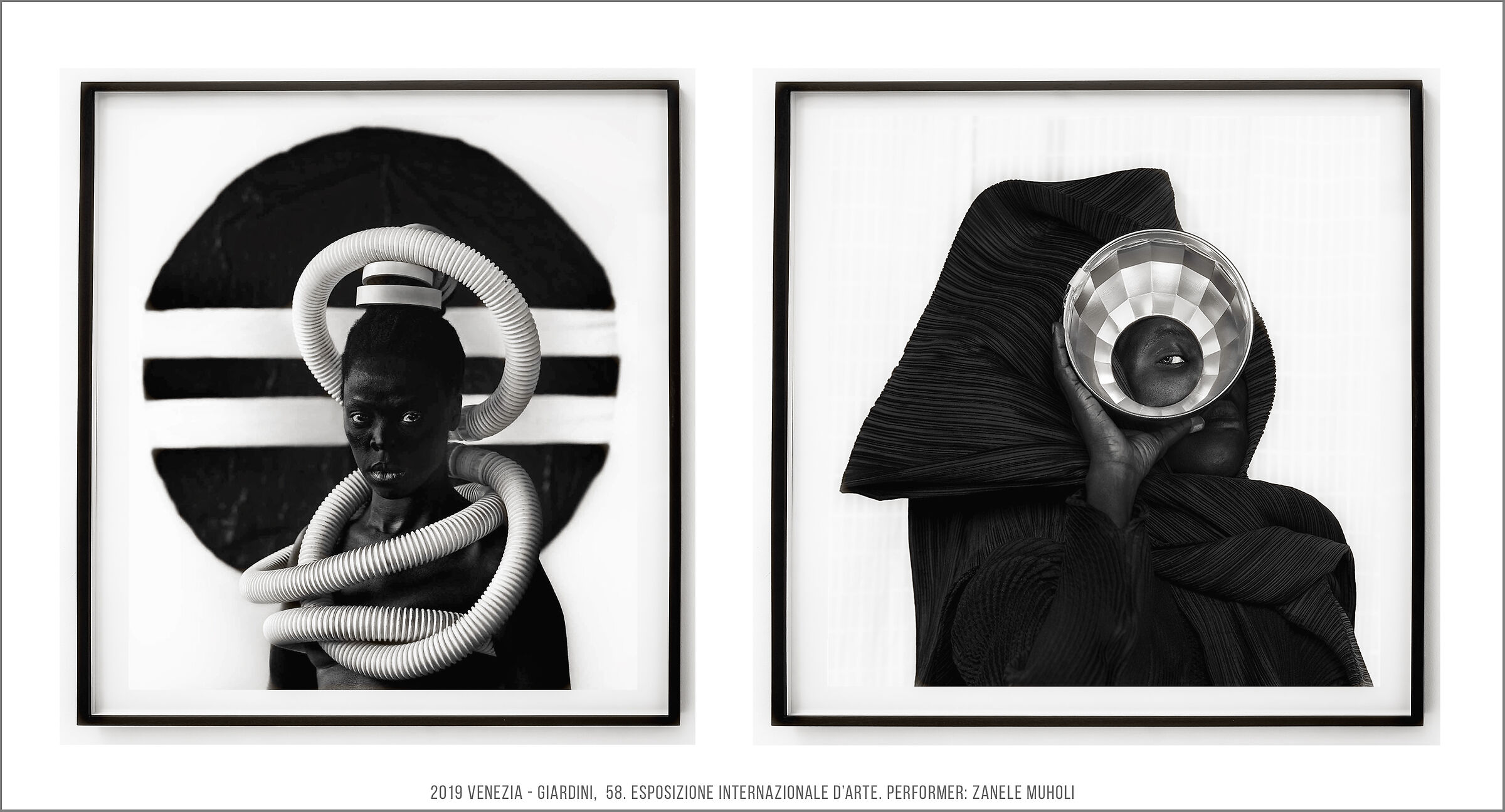 2019 Venezia,58. Esp. Intern. d'Arte/perf.Zanele Muholi