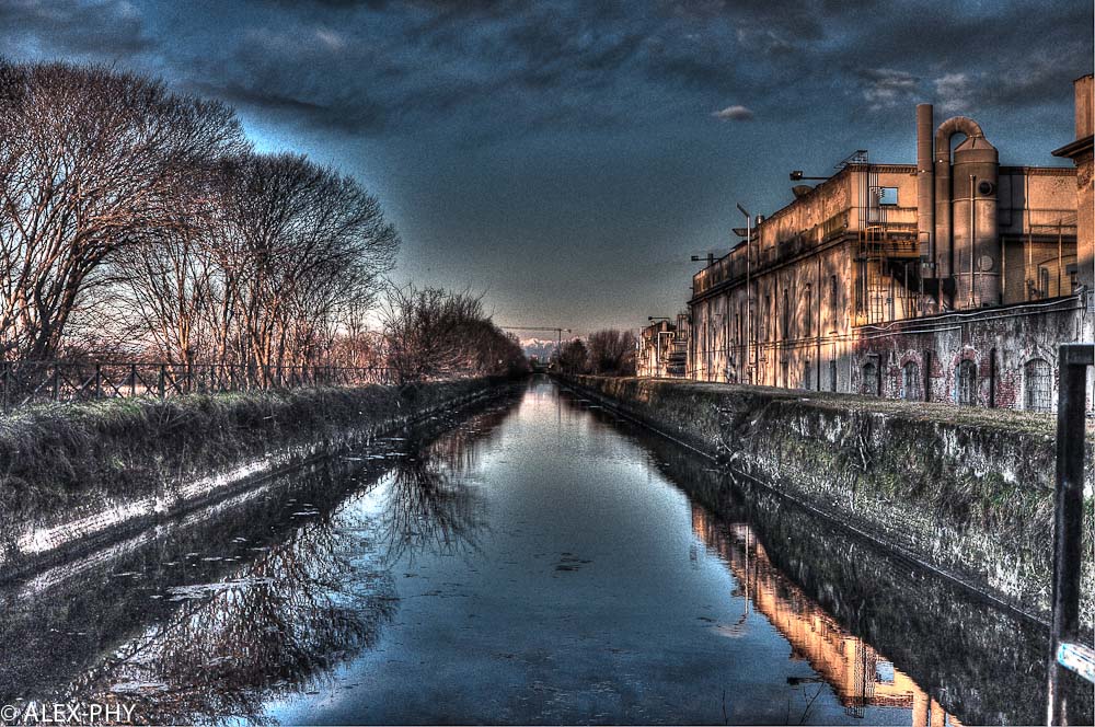 cotton mill on the canal bunting