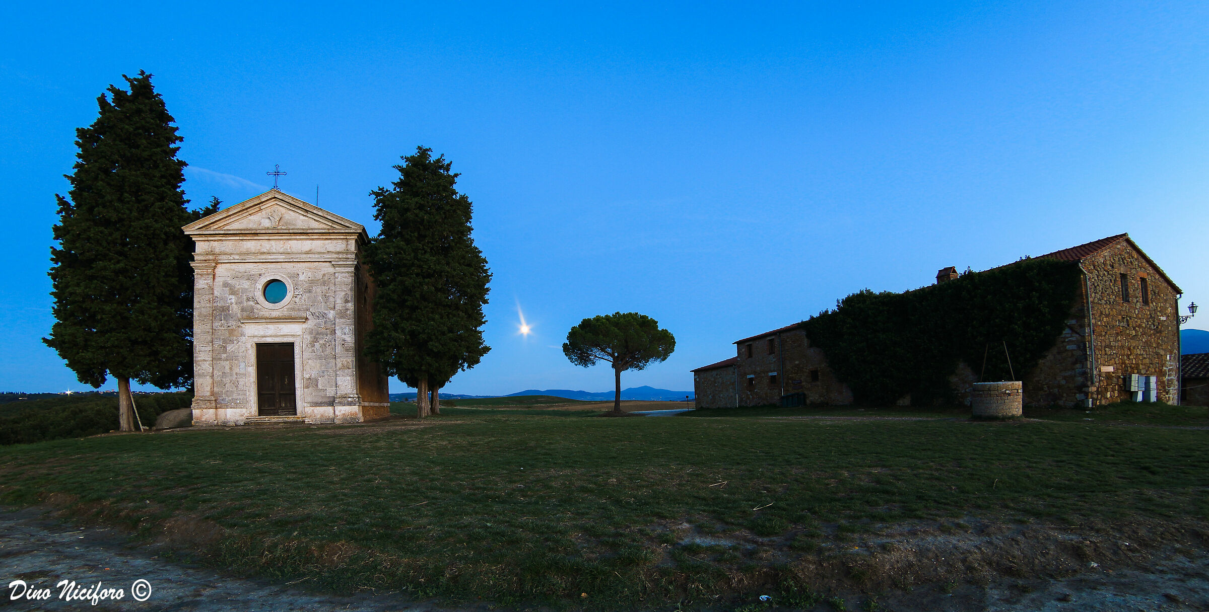 Madonna's Chapel of Vitaleda in Val D'orcia