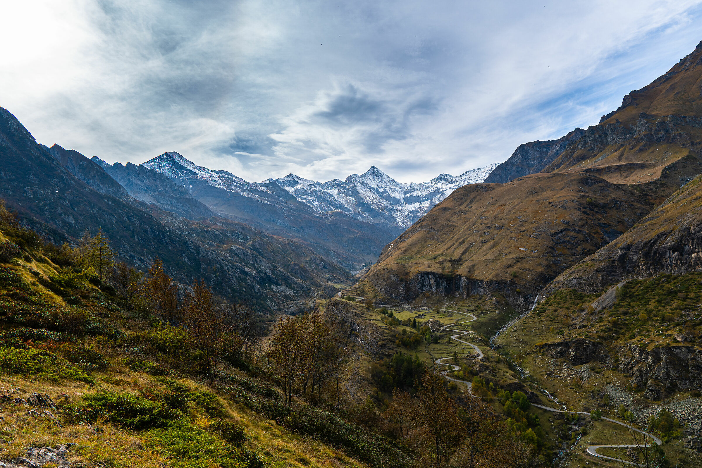 Rocciamelone sullo sfondo