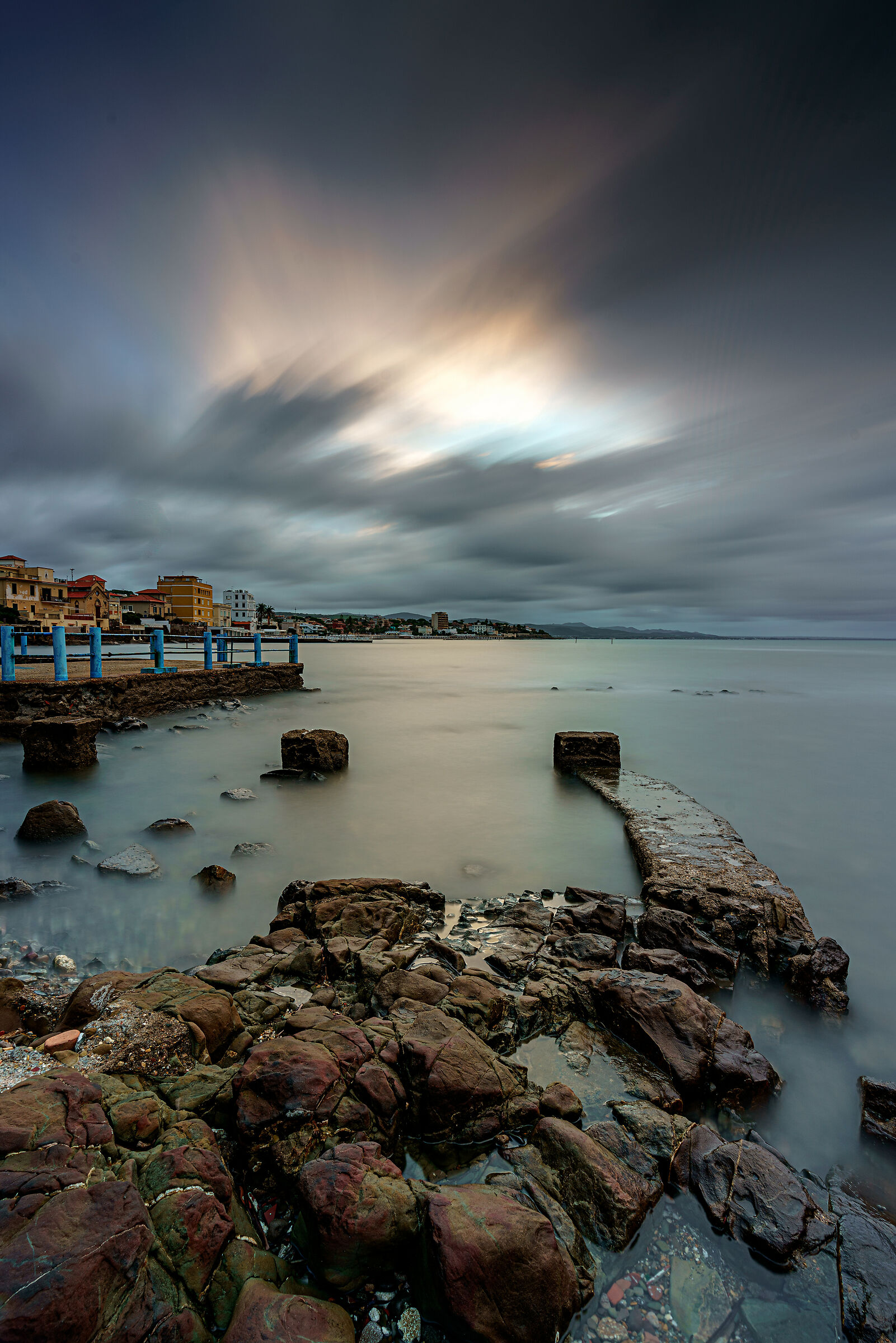 Sunrise in Santa Marinella in October