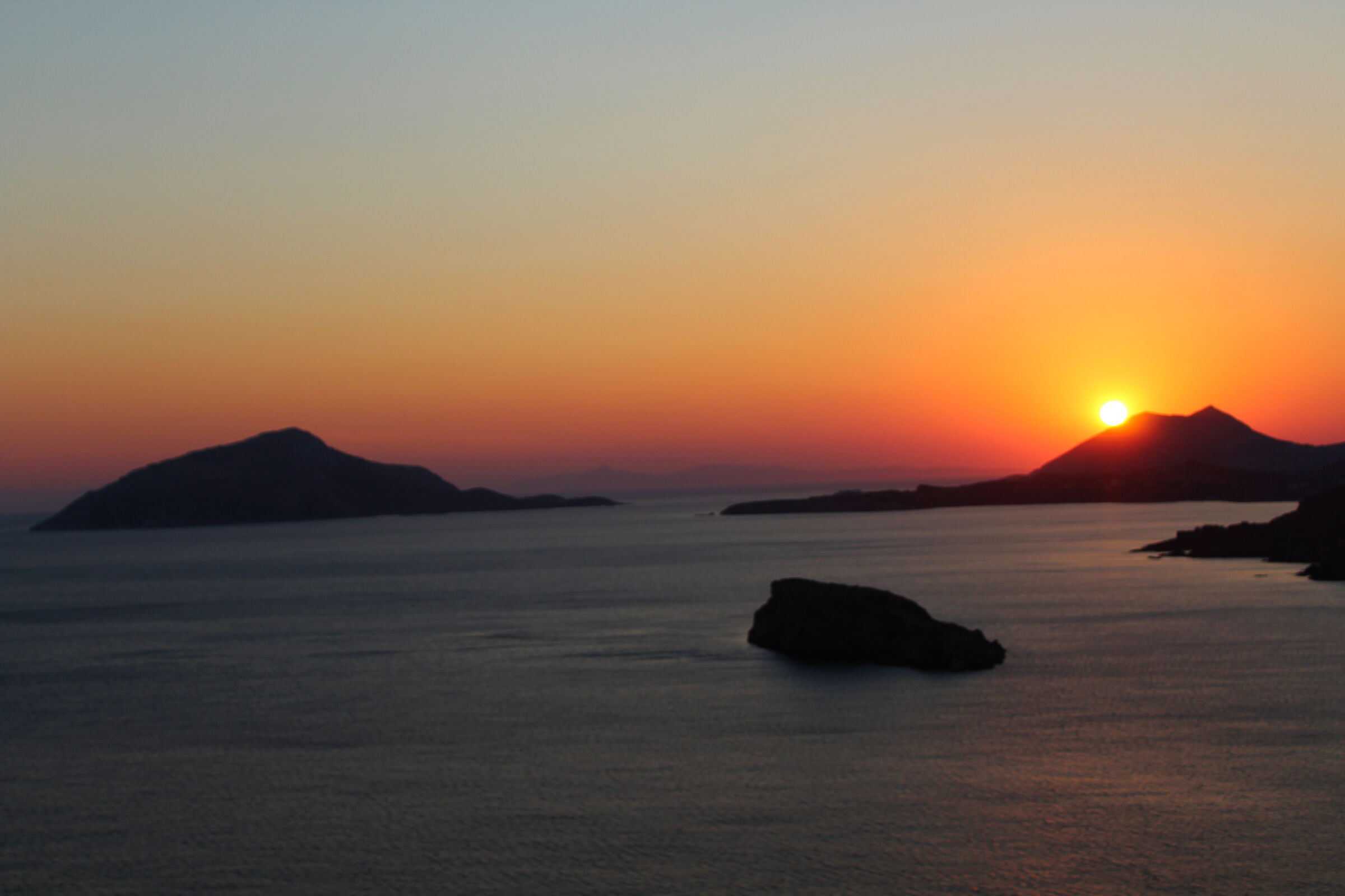 Tramonto a Capo Sunio