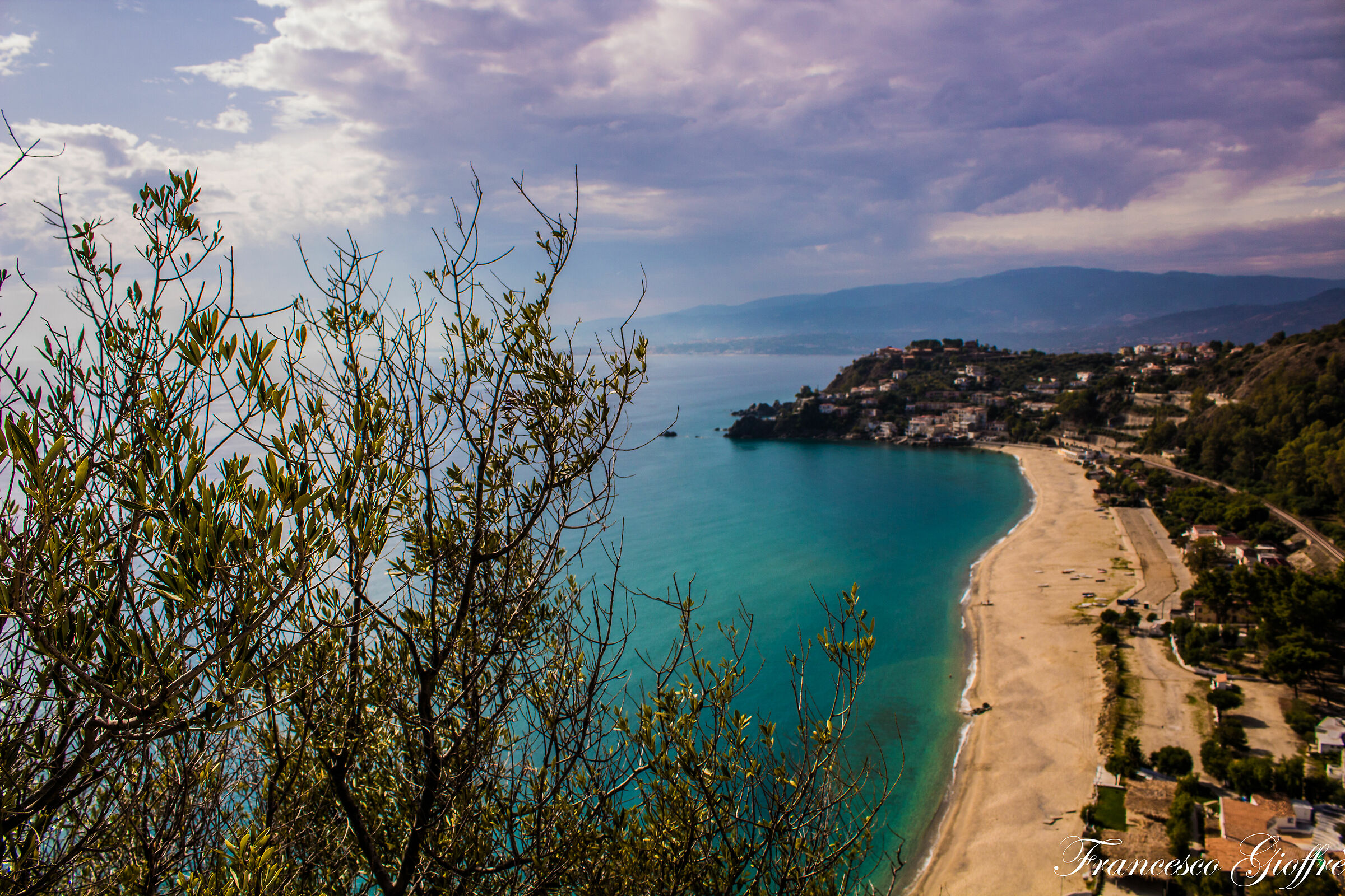 Baia di Caminia panoramica