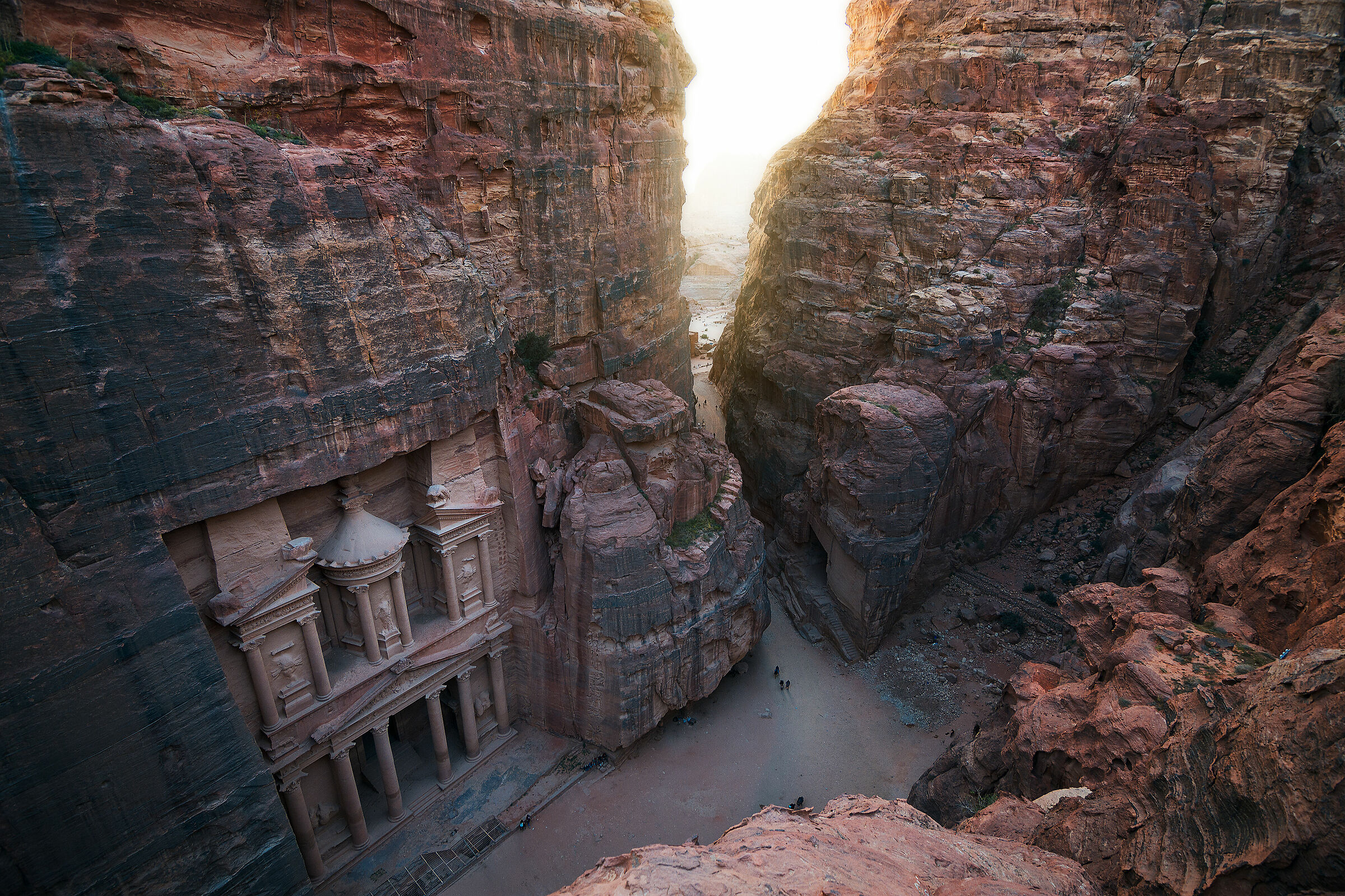 Sunset in Petra