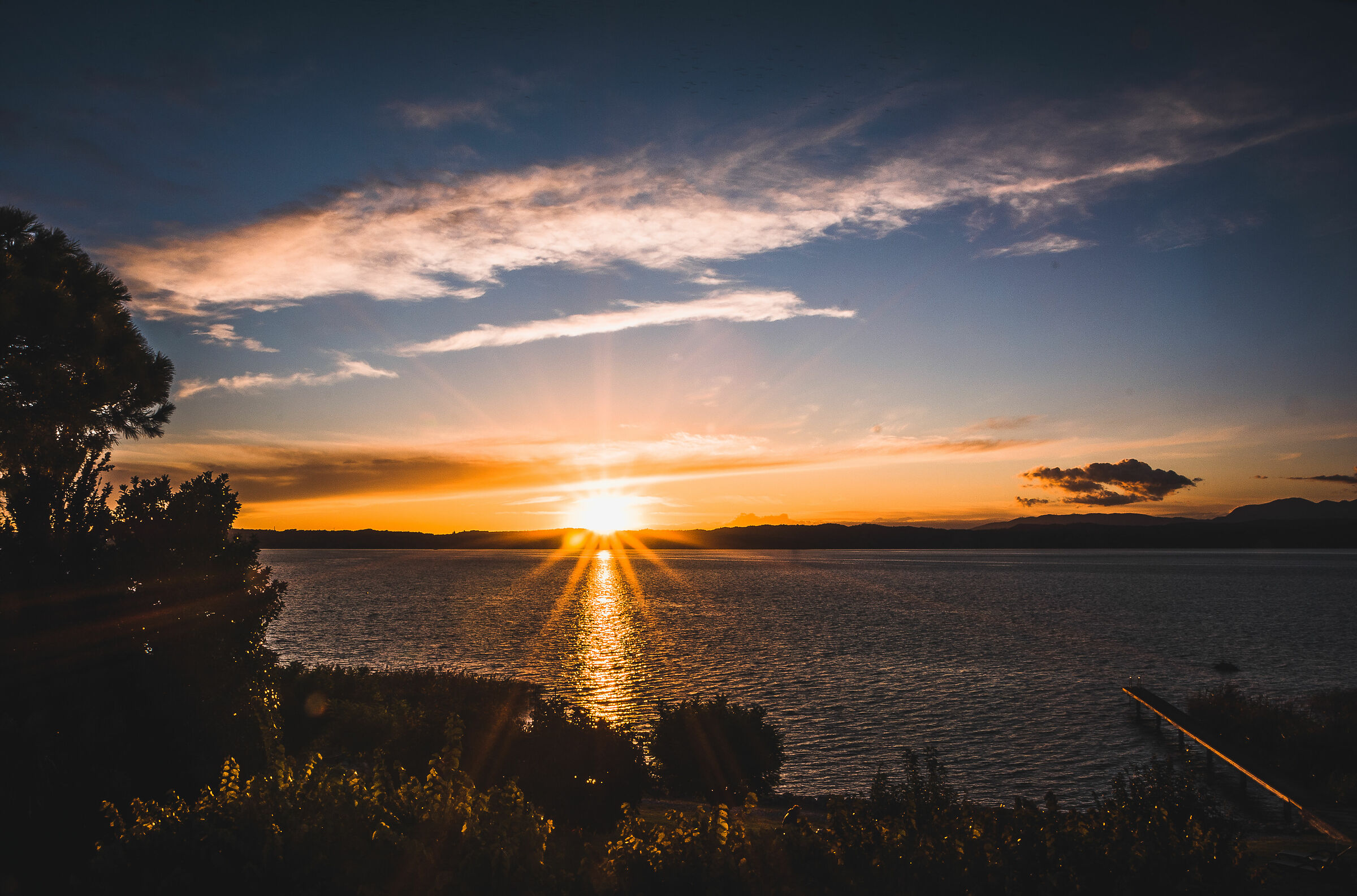 tramonto a Sirmione