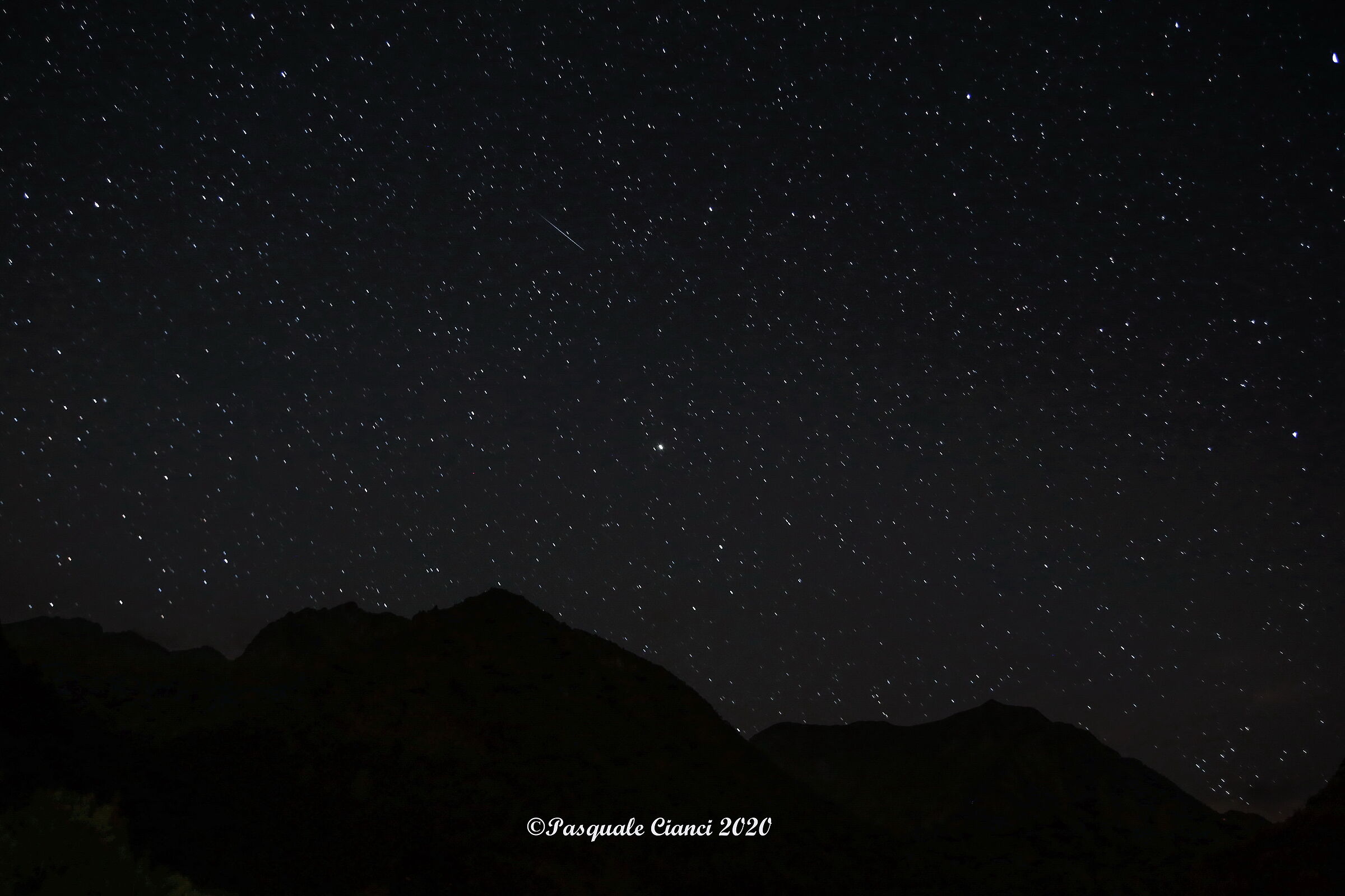 Cielo stellato a Fondo Ivrea (to)