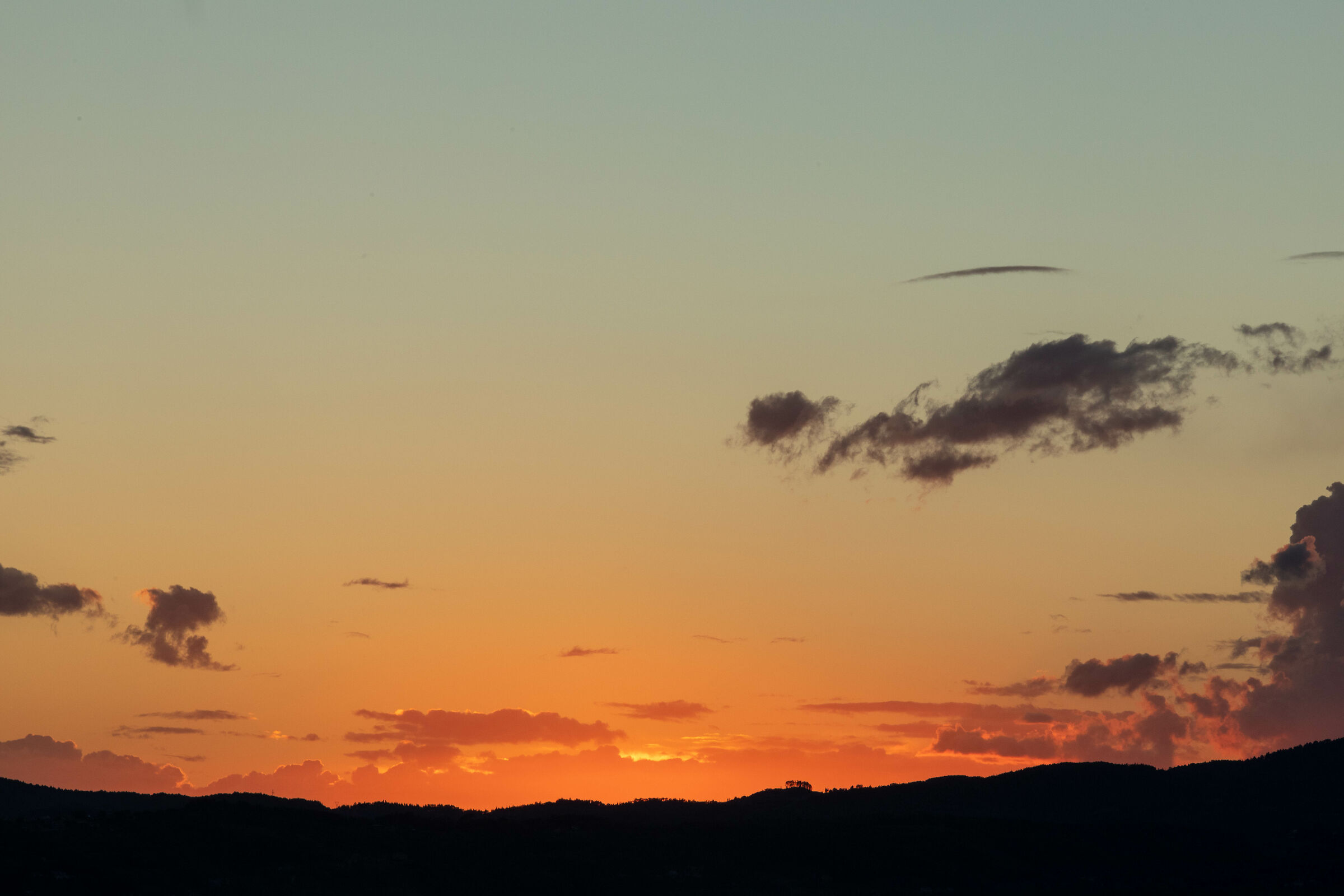 Tramonto in Valtiberina