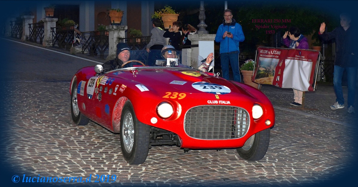 Miki Biasion su Ferrari 250 MM Spider Vignale - 1953
