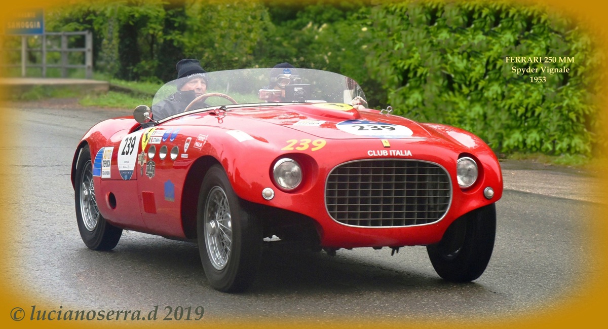 Miki Biasion su Ferrari 250 MM Spider Vignale - 1953