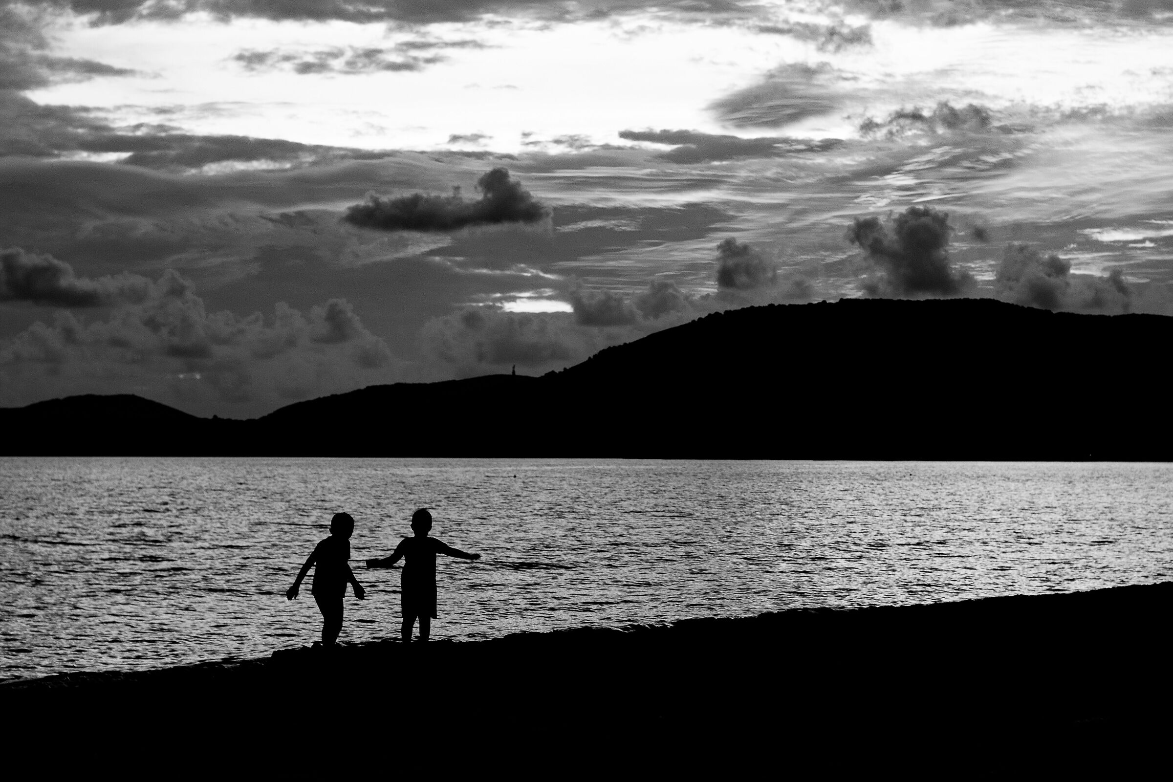 tramonto sulla spiaggia di Maria Pia