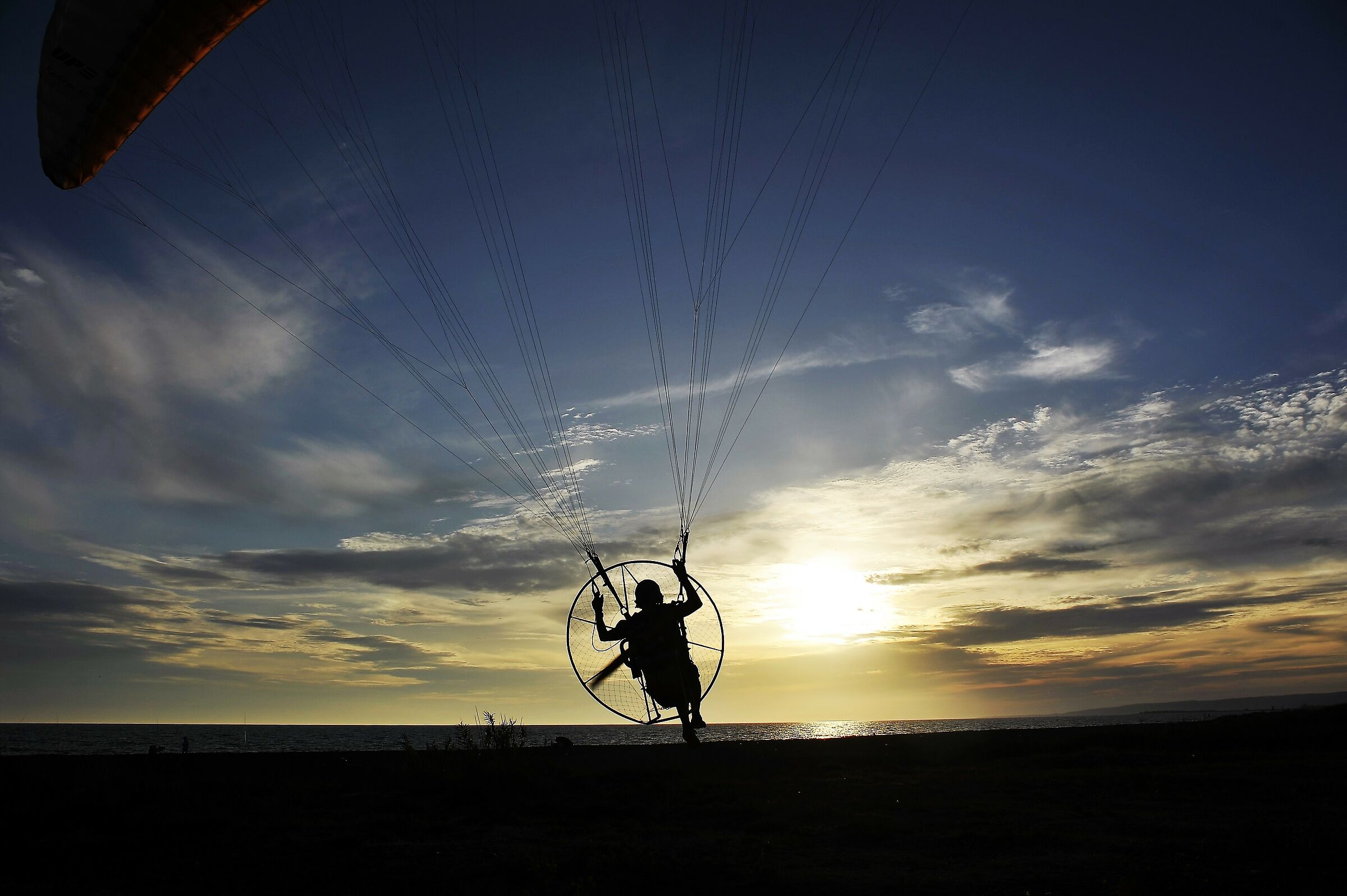 Volo al tramonto !