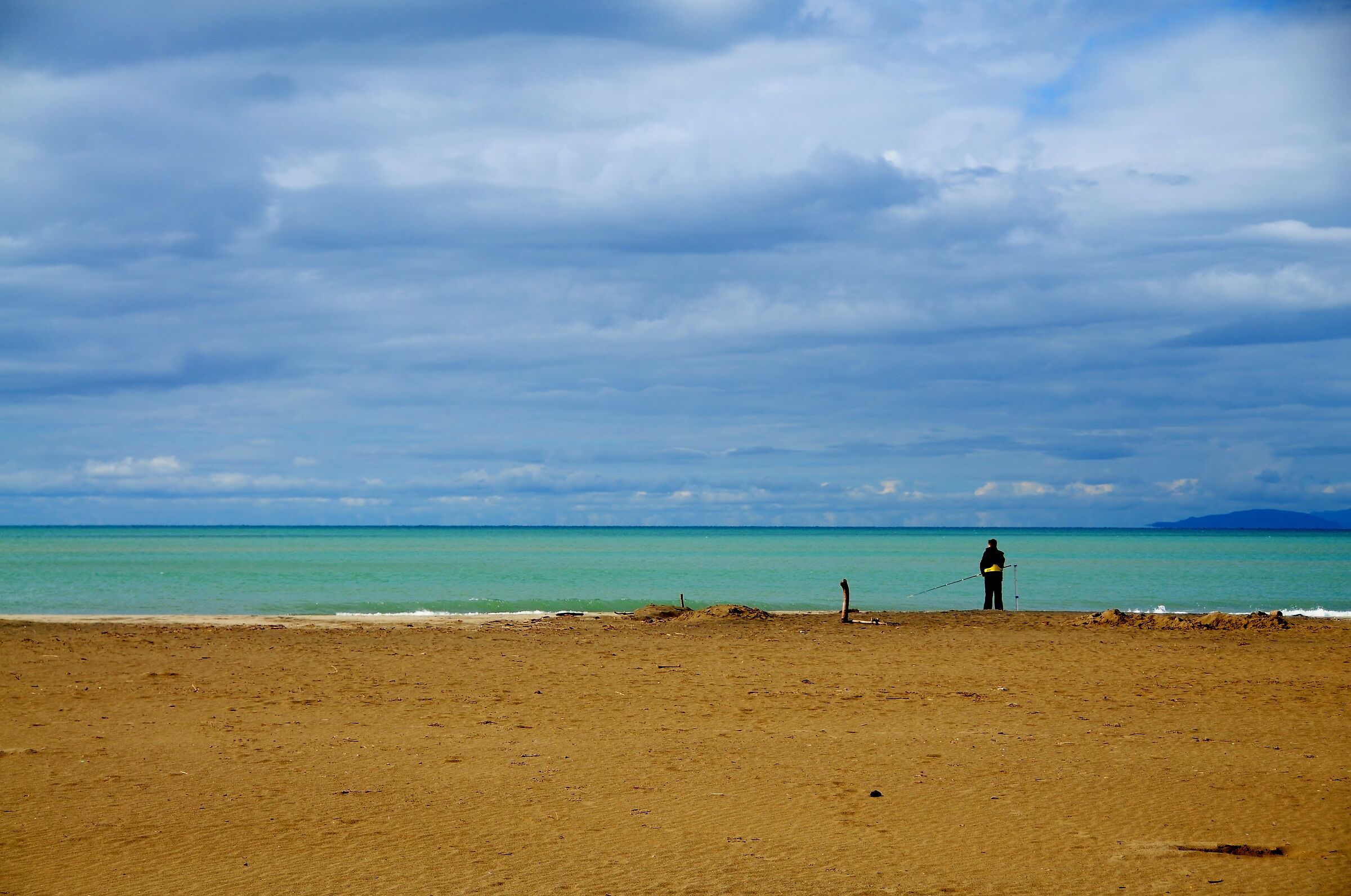 pesca forte, tira pescatore...