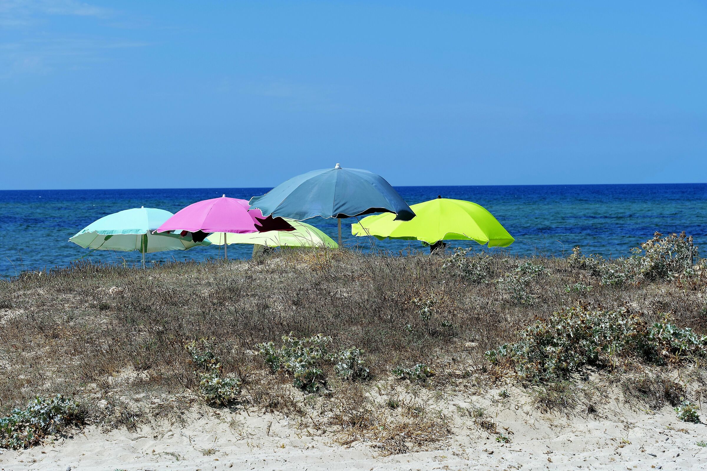 Spiaggia di Portu S'Uedda nella penisola del Sinis
