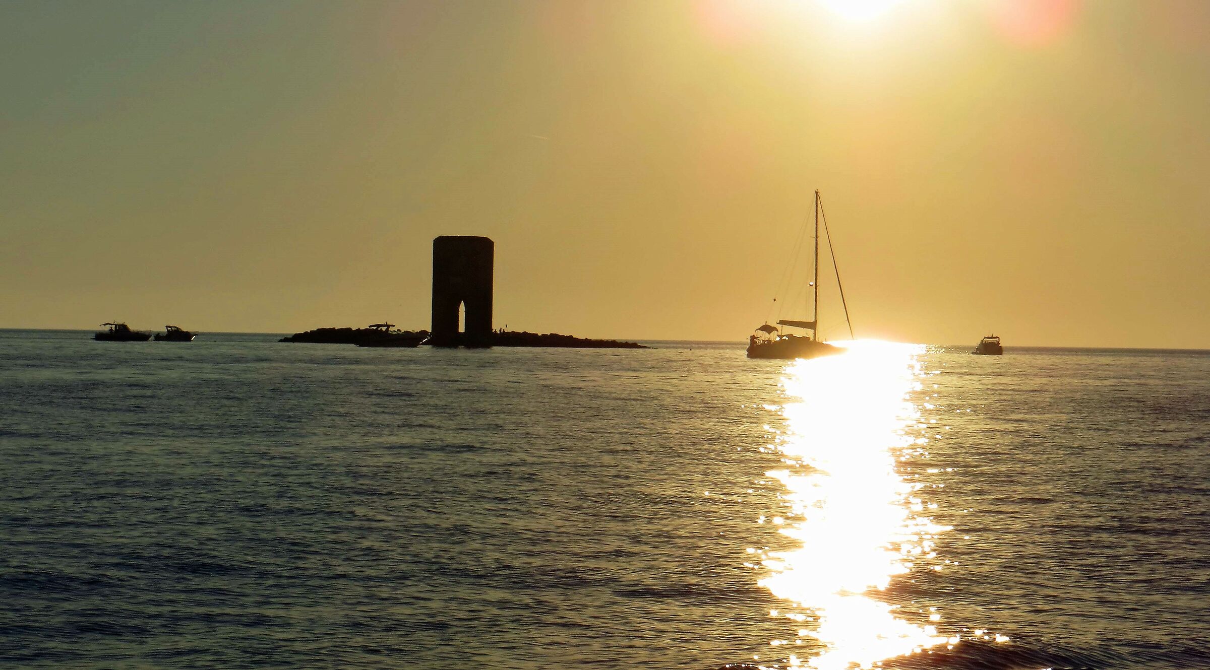 Sunset at Meloria Livorno